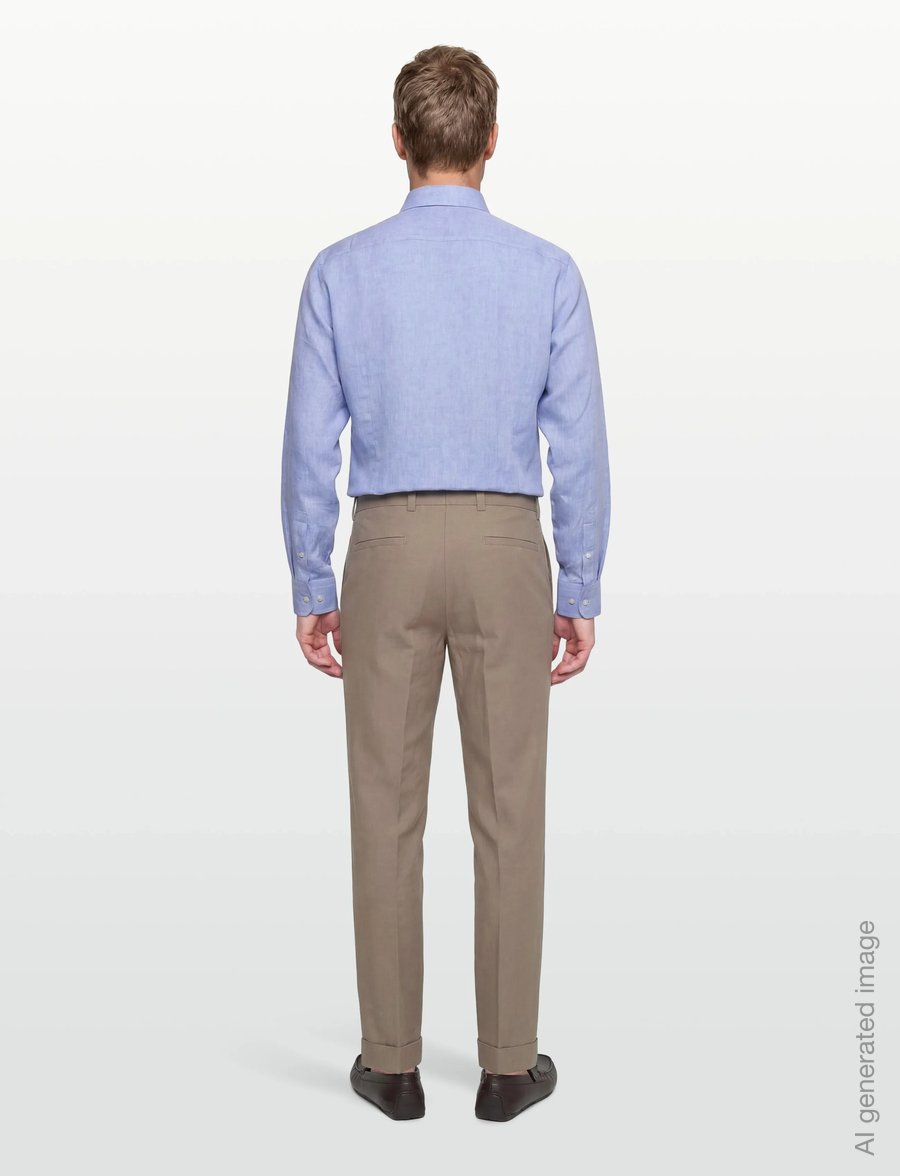 HUGO - Tom262D-H - leinenhosen - light/pastel brown - 4