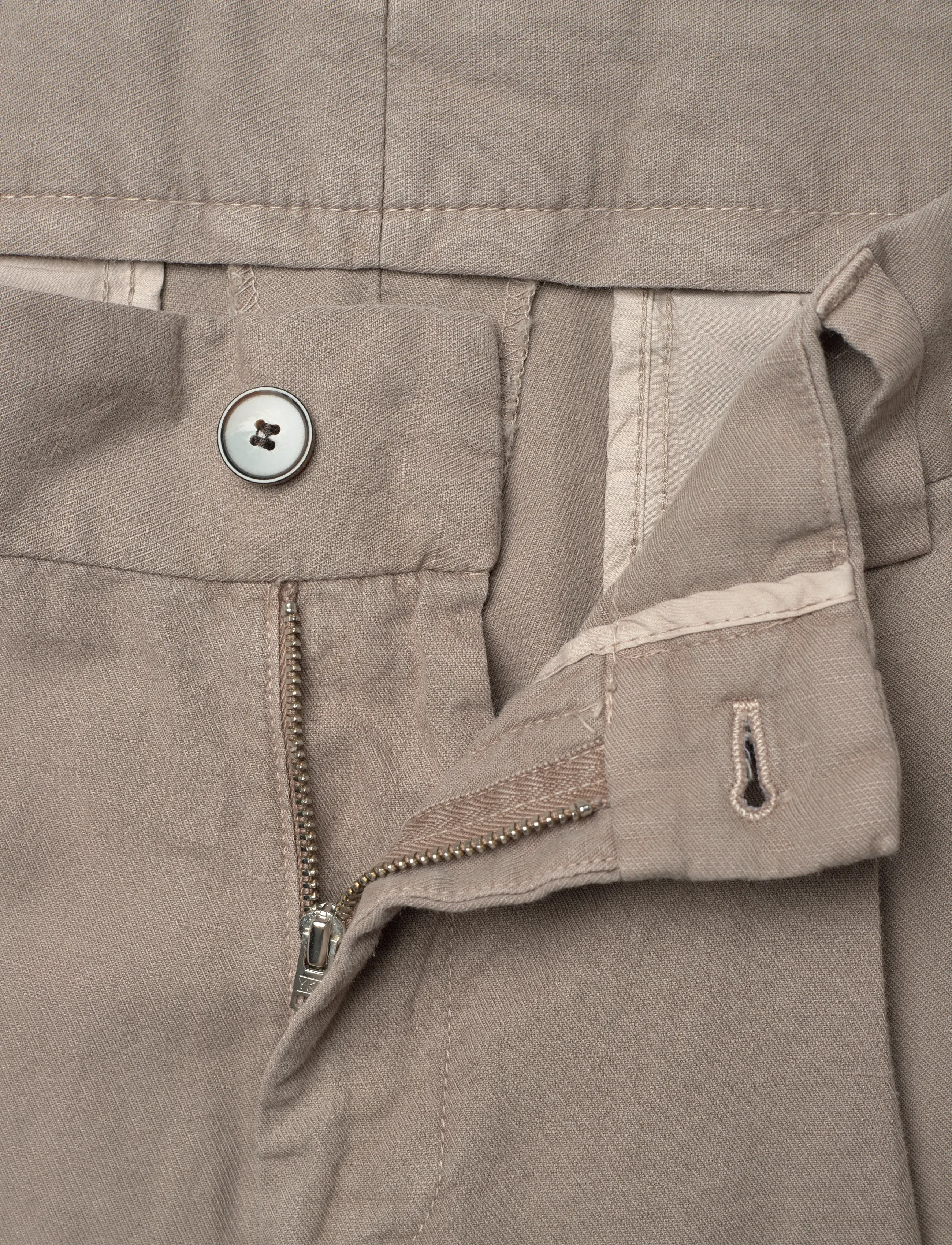 HUGO - Tom262D-H - hørbukser - light/pastel brown - 3