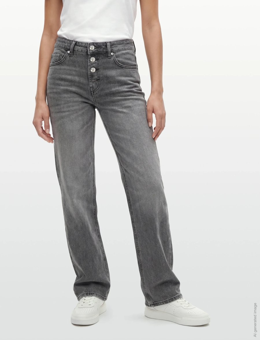 HUGO - Gilissi_5 - gerade jeans - silver - 2