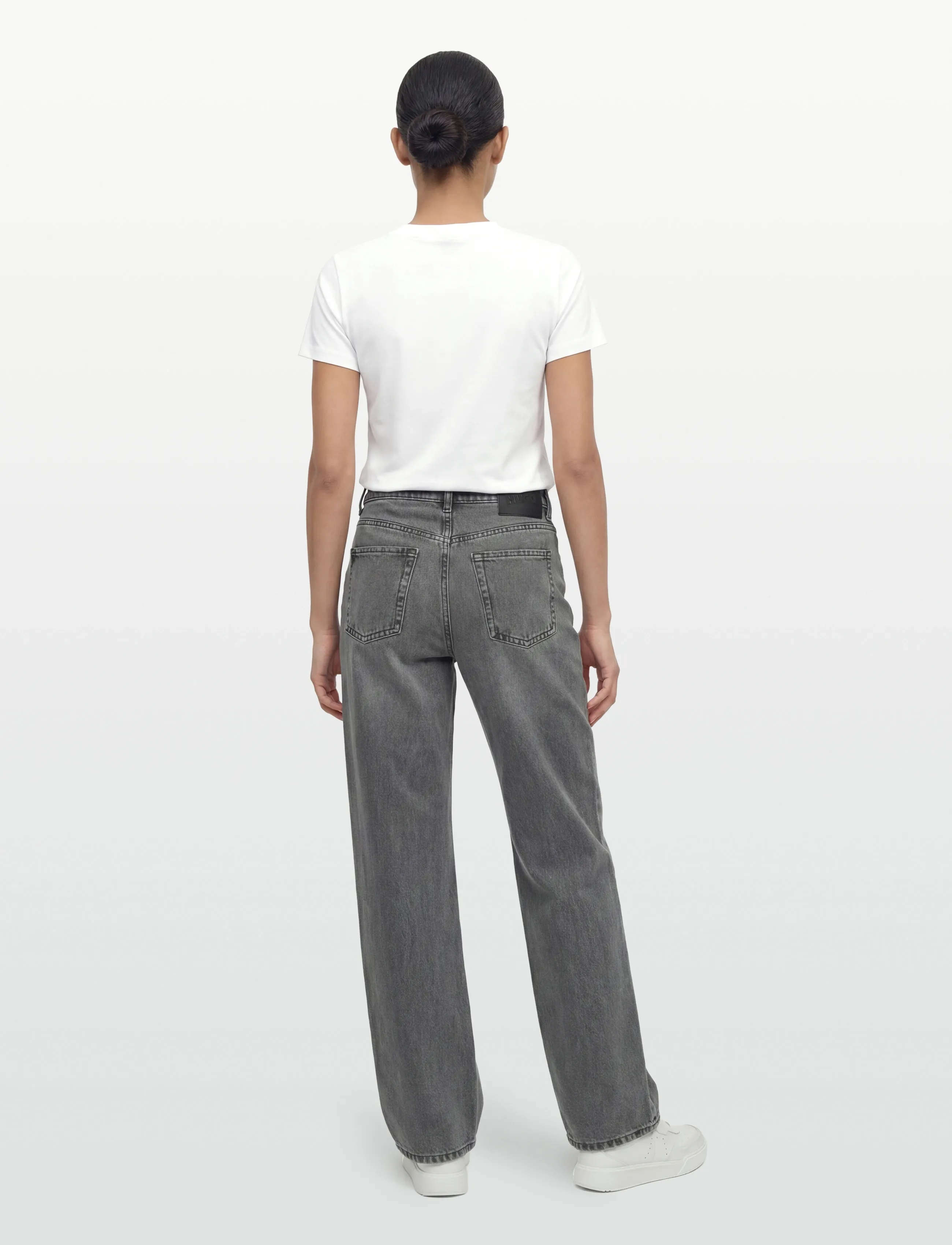 HUGO - Gilissi_5 - straight jeans - silver - 3