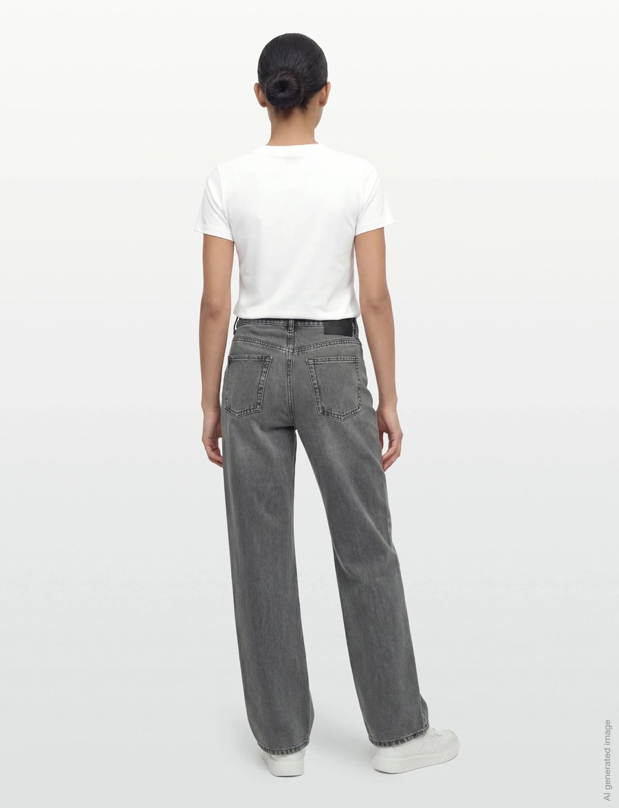 HUGO - Gilissi_5 - gerade jeans - silver - 3