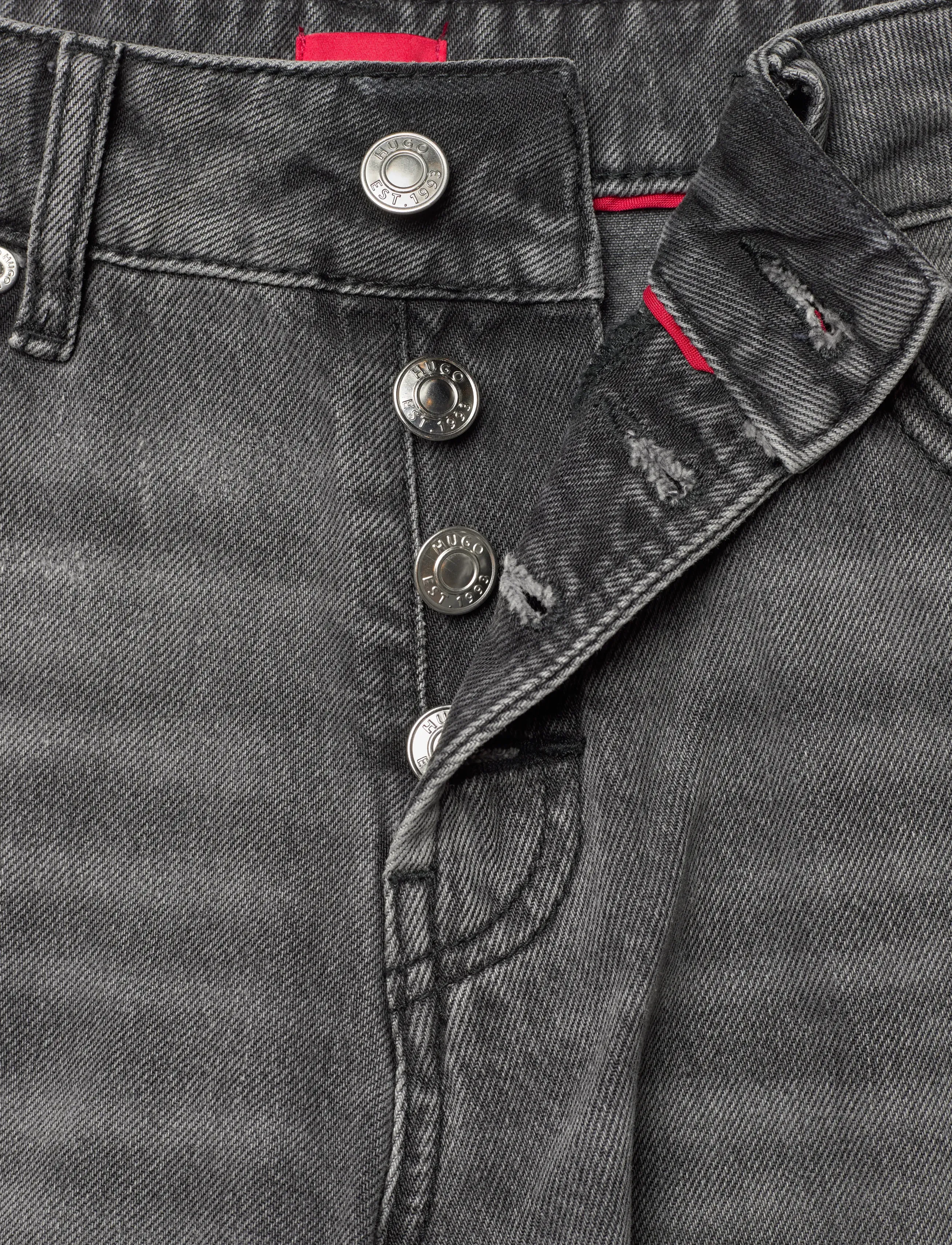 HUGO - Gilissi_5 - straight jeans - silver - 5