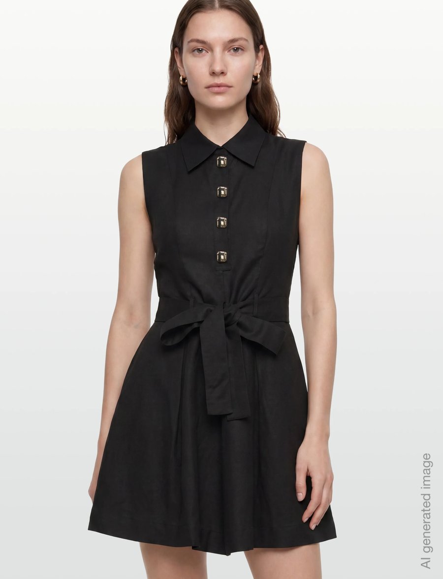 HUGO - Kaleisi - skjortklänningar - black - 3