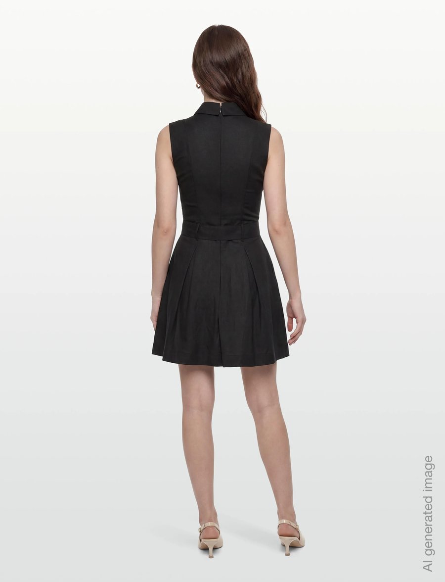 HUGO - Kaleisi - skjortklänningar - black - 4