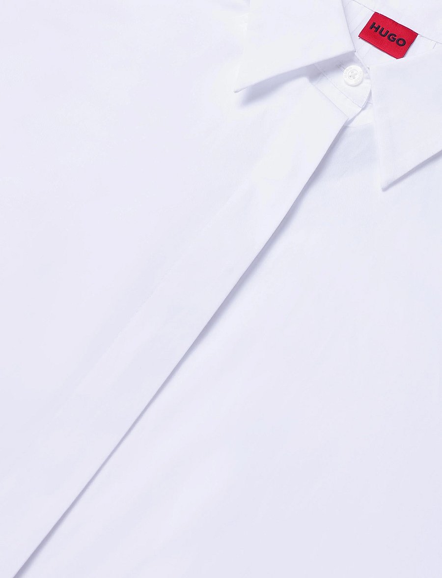 HUGO - Kiloni - shirt dresses - white - 2