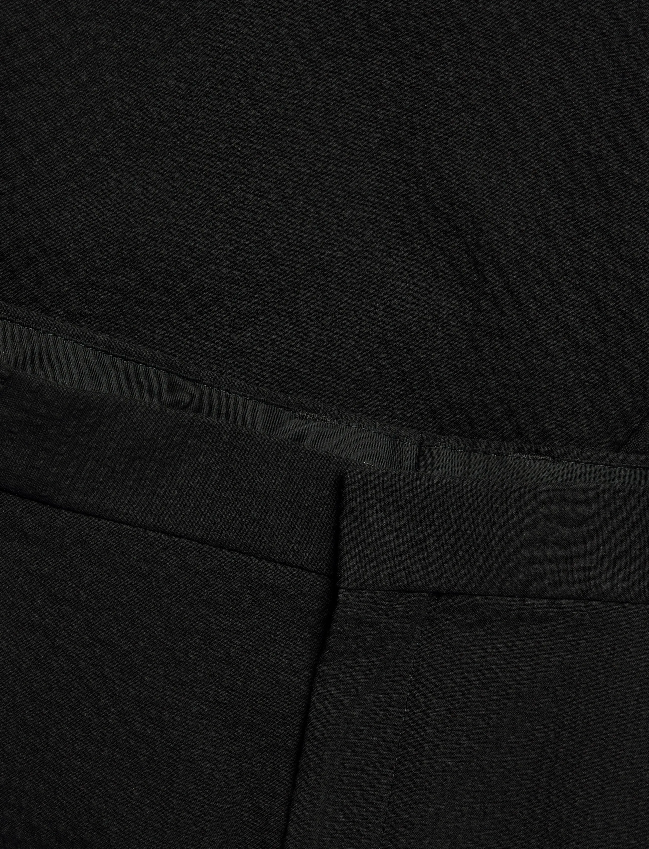 HUGO - Fery262X - linen shorts - black - 2
