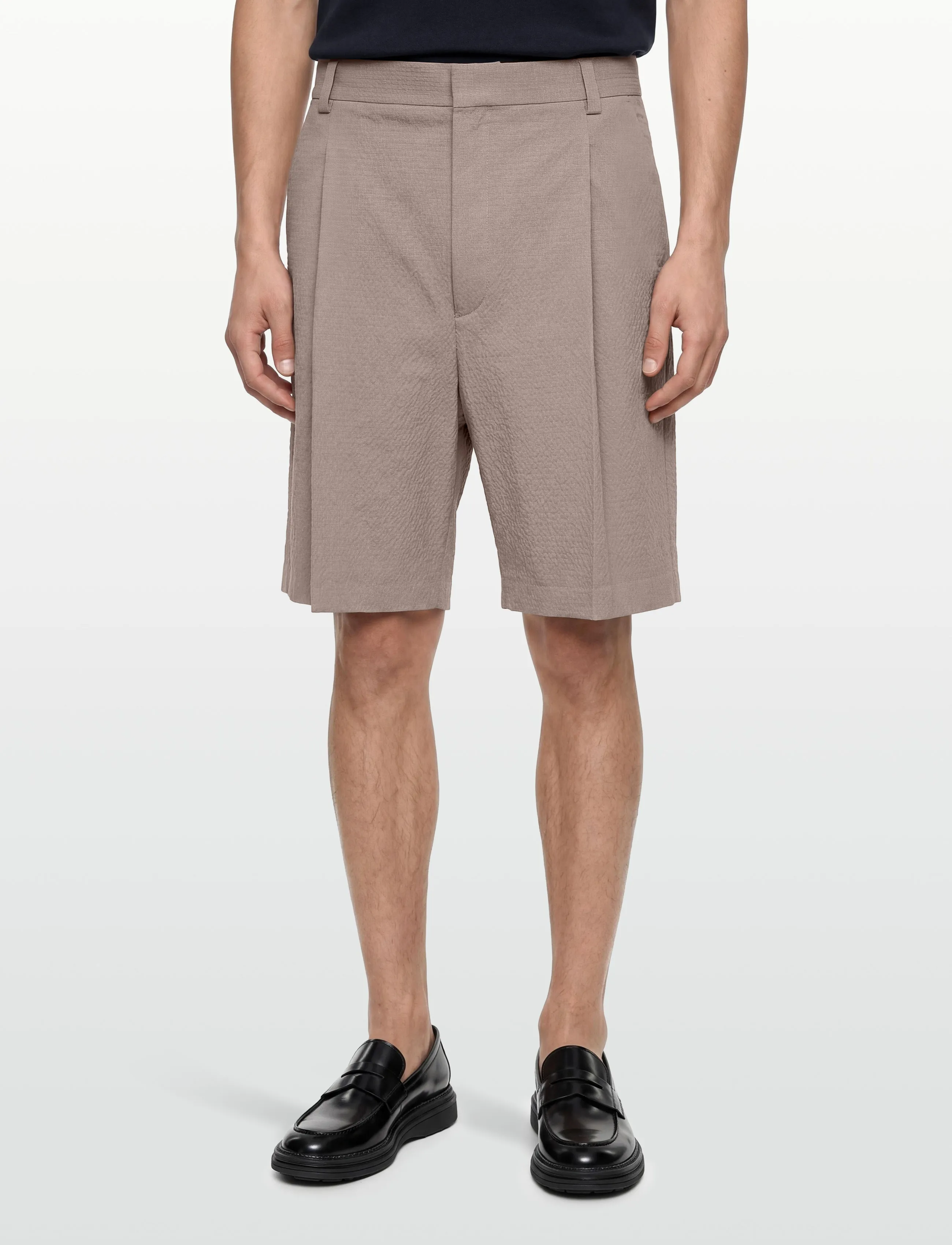 HUGO - Fery262X - hörstuttbuxur - light/pastel brown - 3