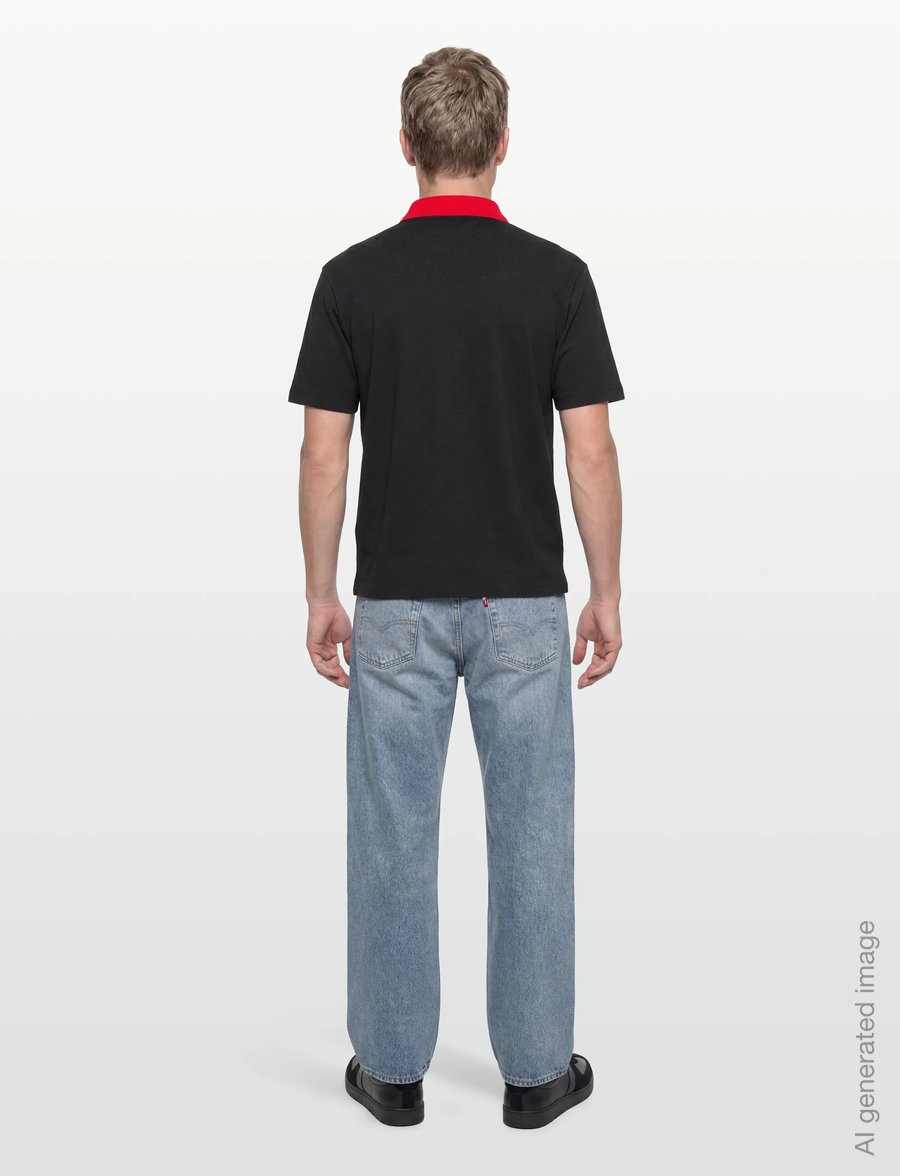HUGO - Dunios_RB - lühikeste varrukatega polod - black - 4
