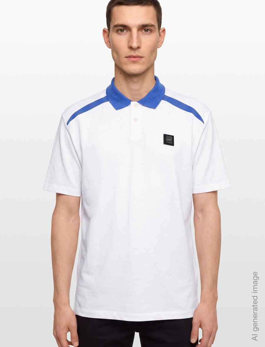 HUGO - Dunios_RB - korte mouwen - white - 3