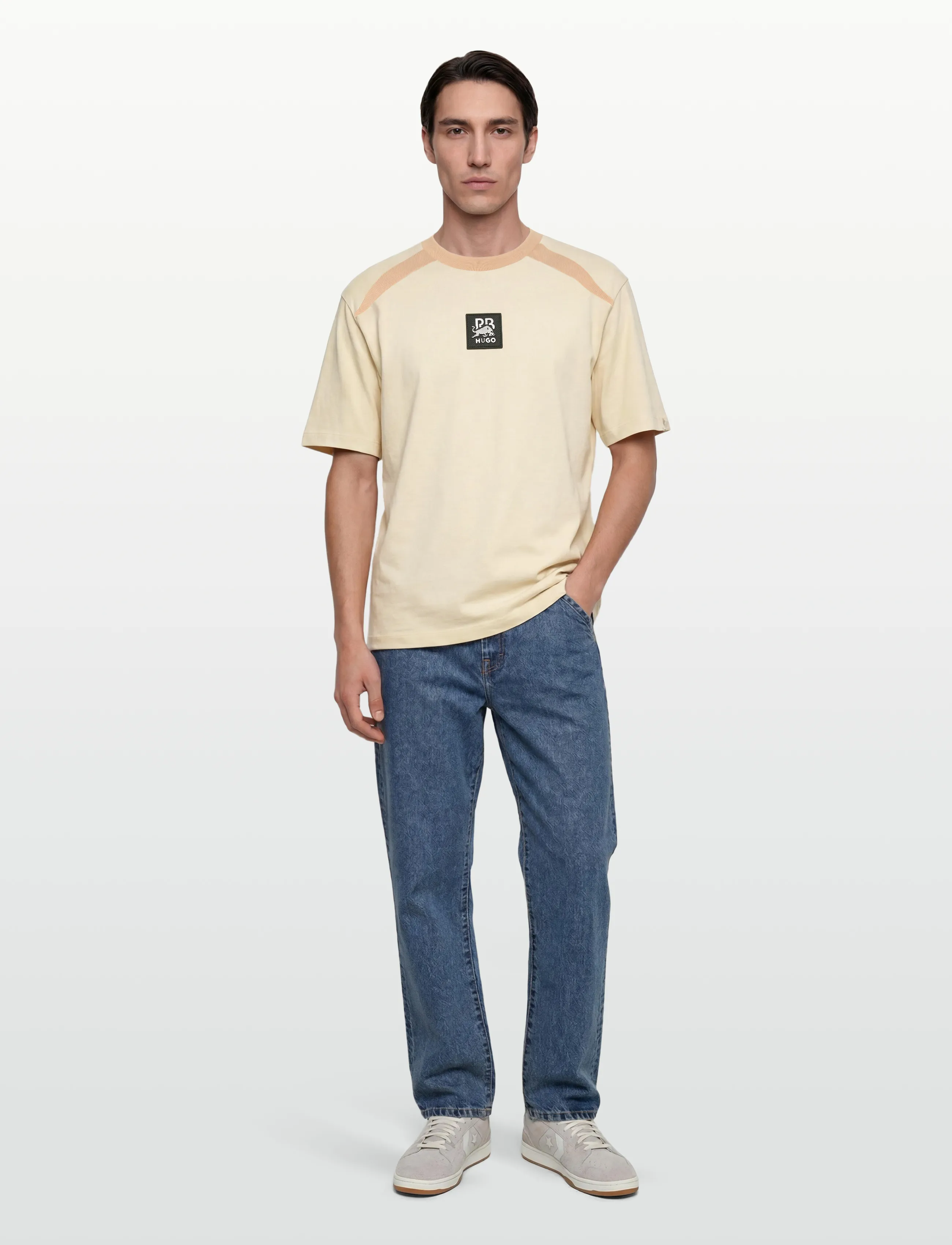 HUGO Dedril_RB - Tøj - OPEN WHITE / cream