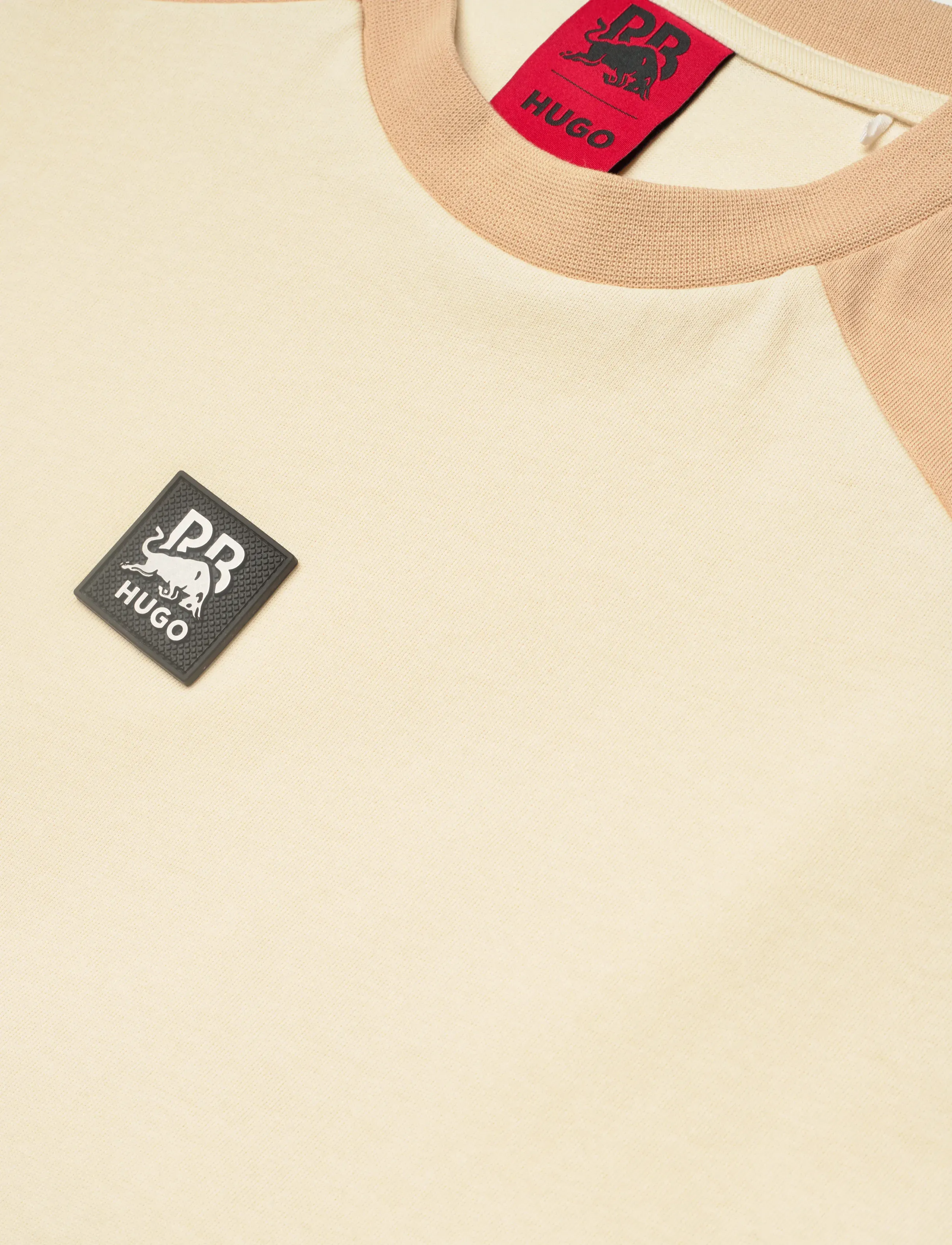 HUGO - Dedril_RB - kortärmade t-shirts - open white - 5
