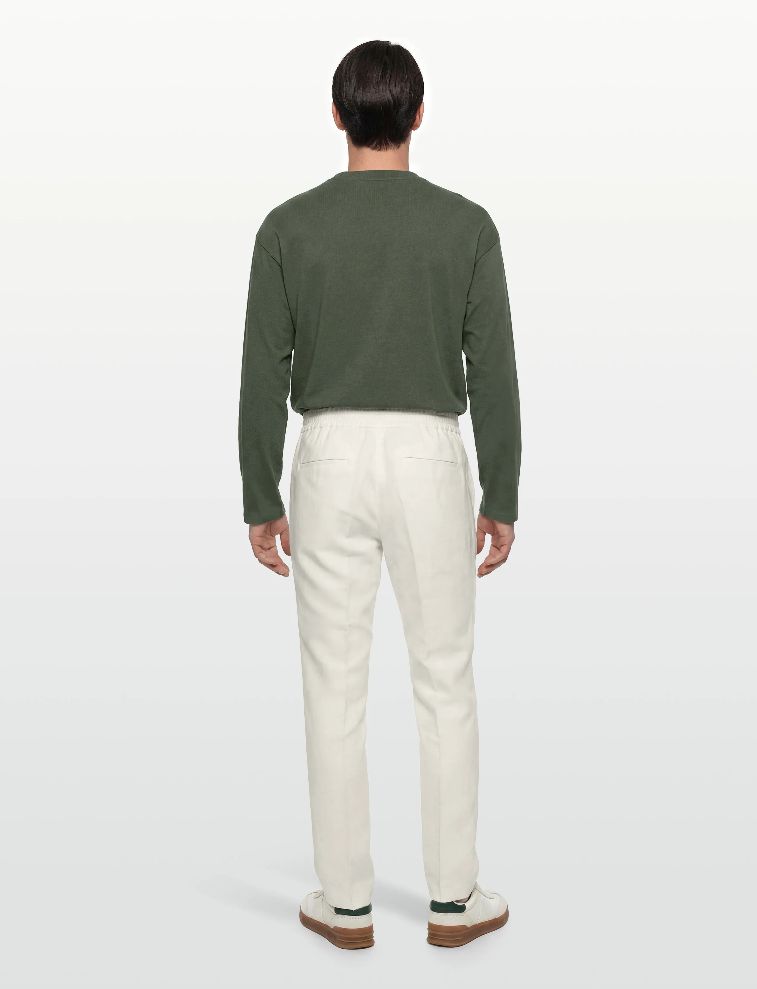 HUGO - Getlin251F3 - linased püksid - natural - 4
