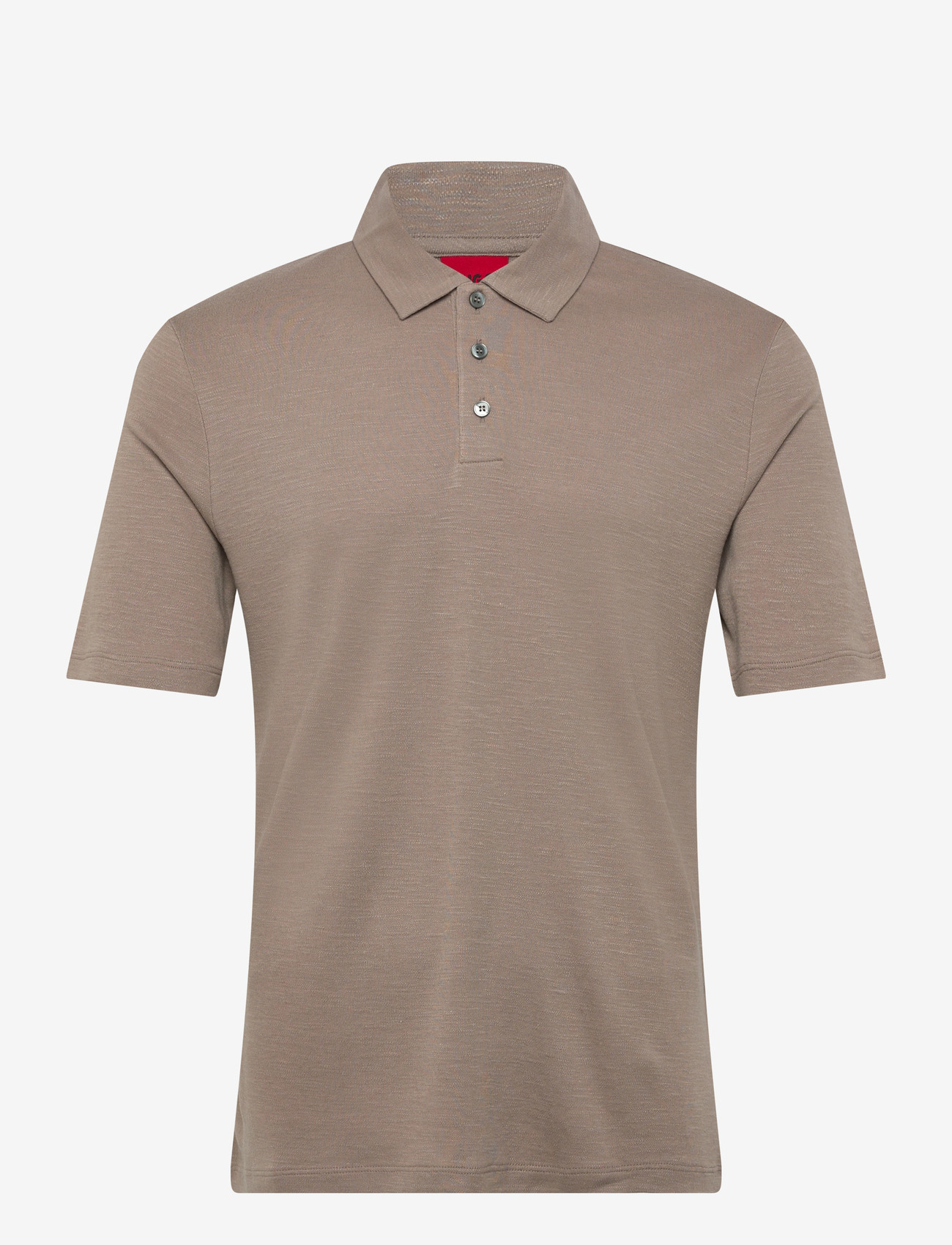 HUGO - Dulinen - gestrickte polohemden - light/pastel brown - 0