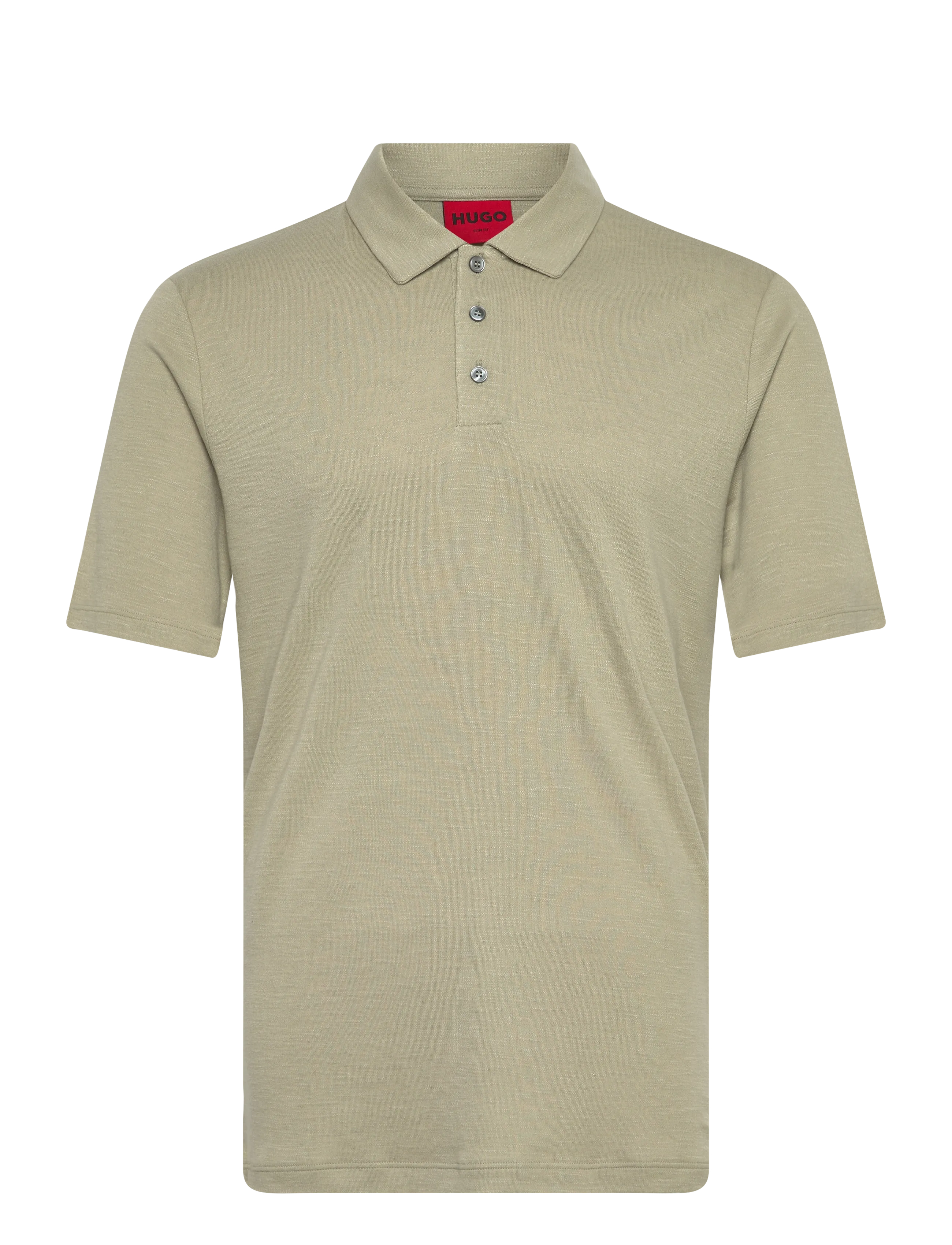 HUGO Dulinen, Mænd, Poloshirt, Kakigrøn, Str: M