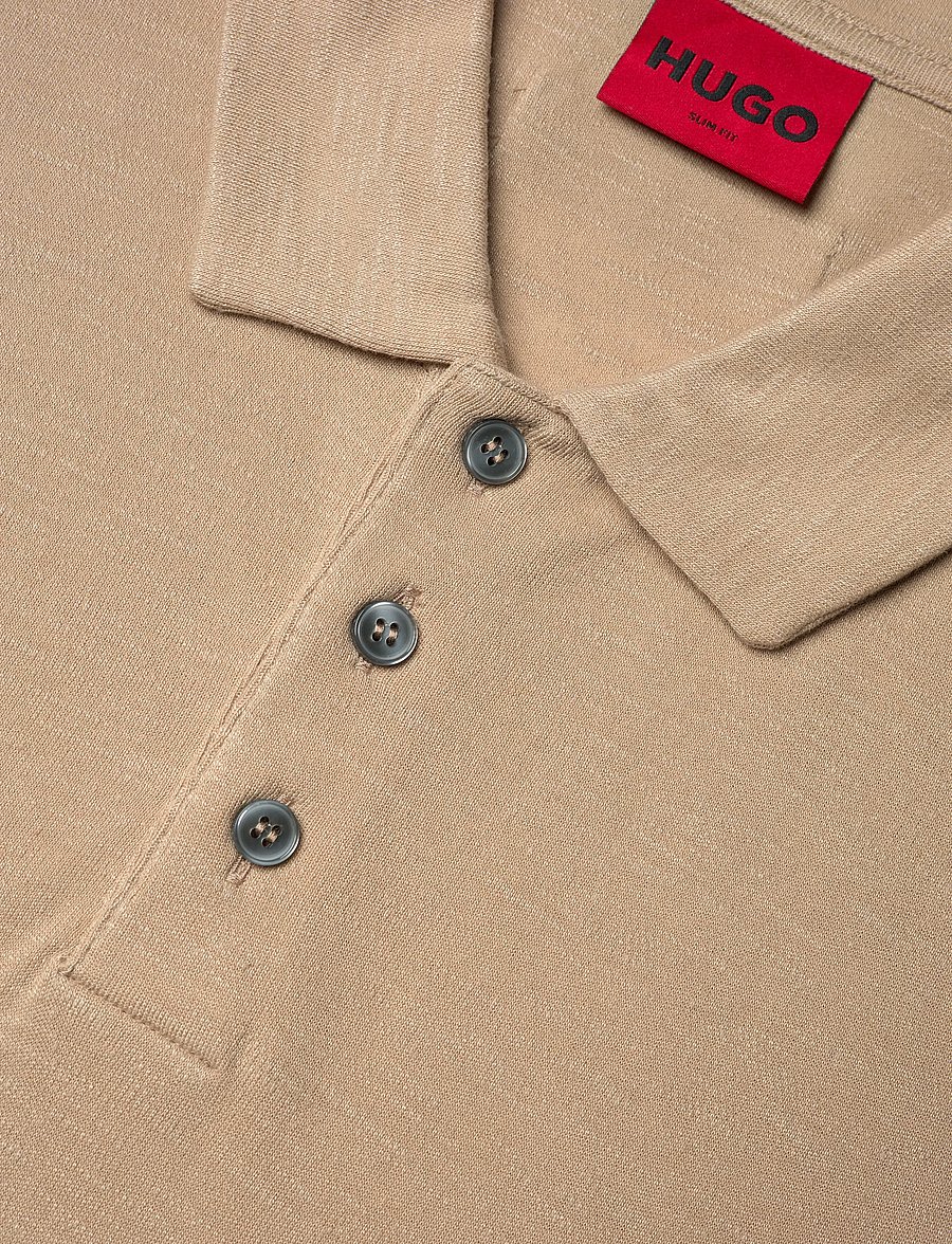 HUGO - Dulinen - knitted polos - medium beige - 5