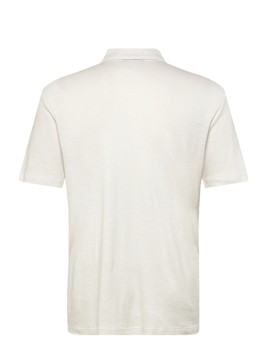 HUGO - Dulinen - langärmlige strick-polohemden - natural - 2