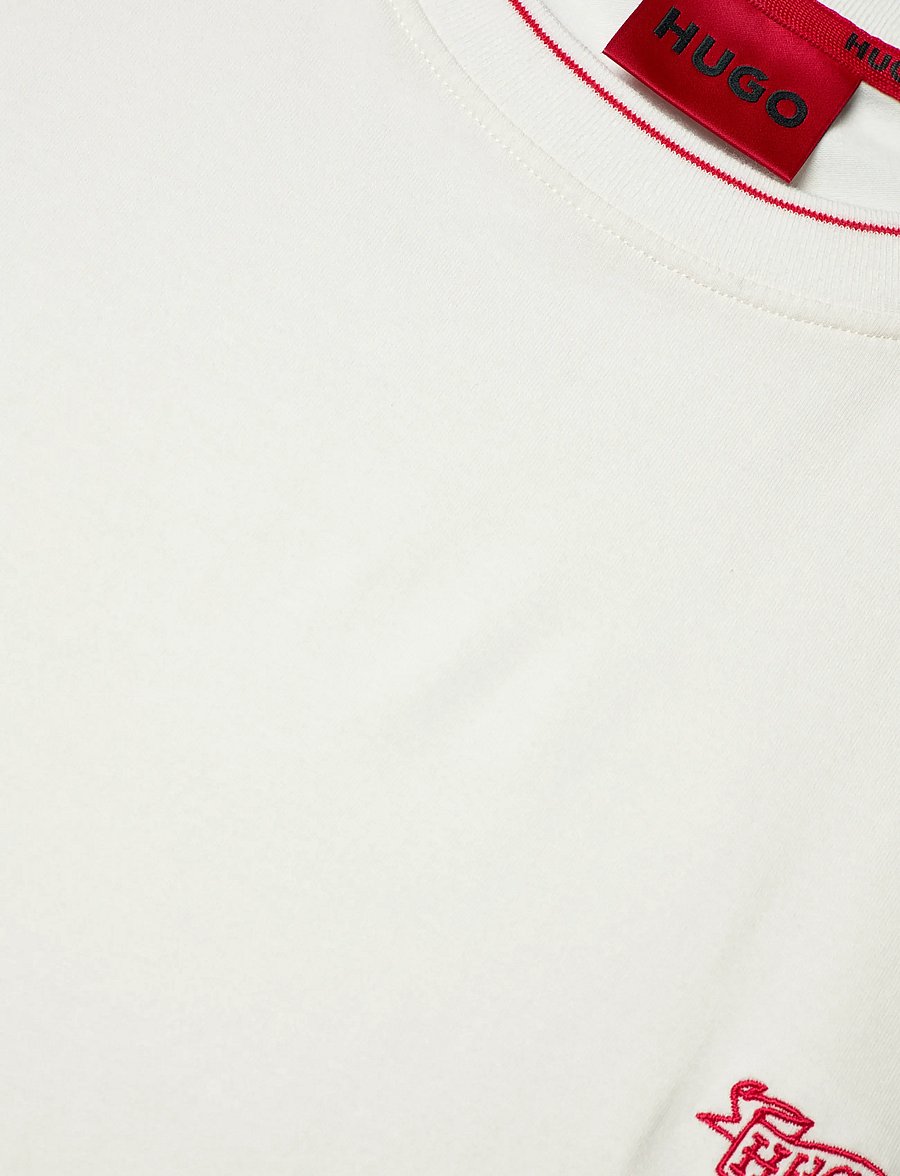 HUGO - ROY T-SHIRT - short-sleeved t-shirts - natural - 2