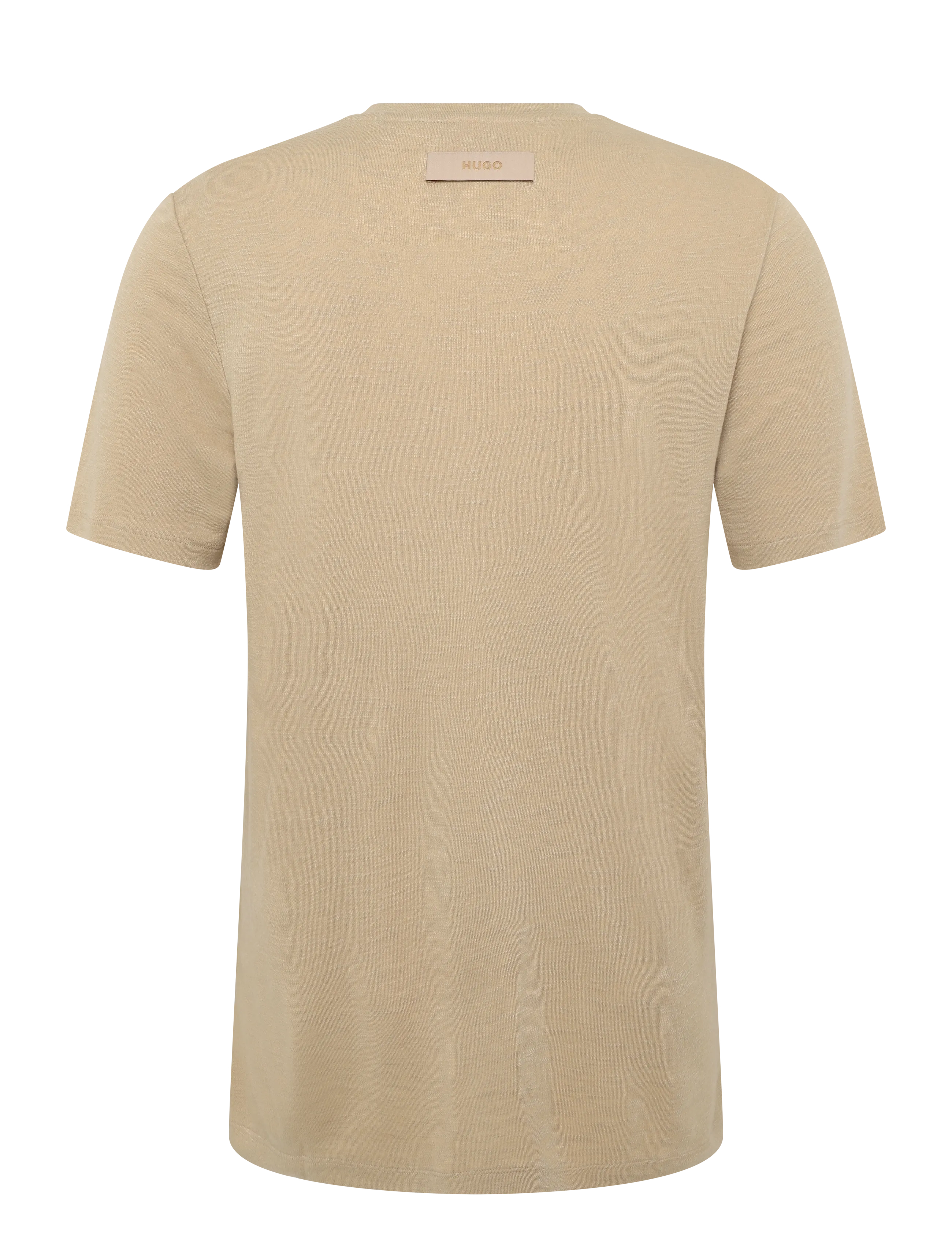 HUGO - Dulerostee - kurzärmelige t-shirts - medium beige - 1