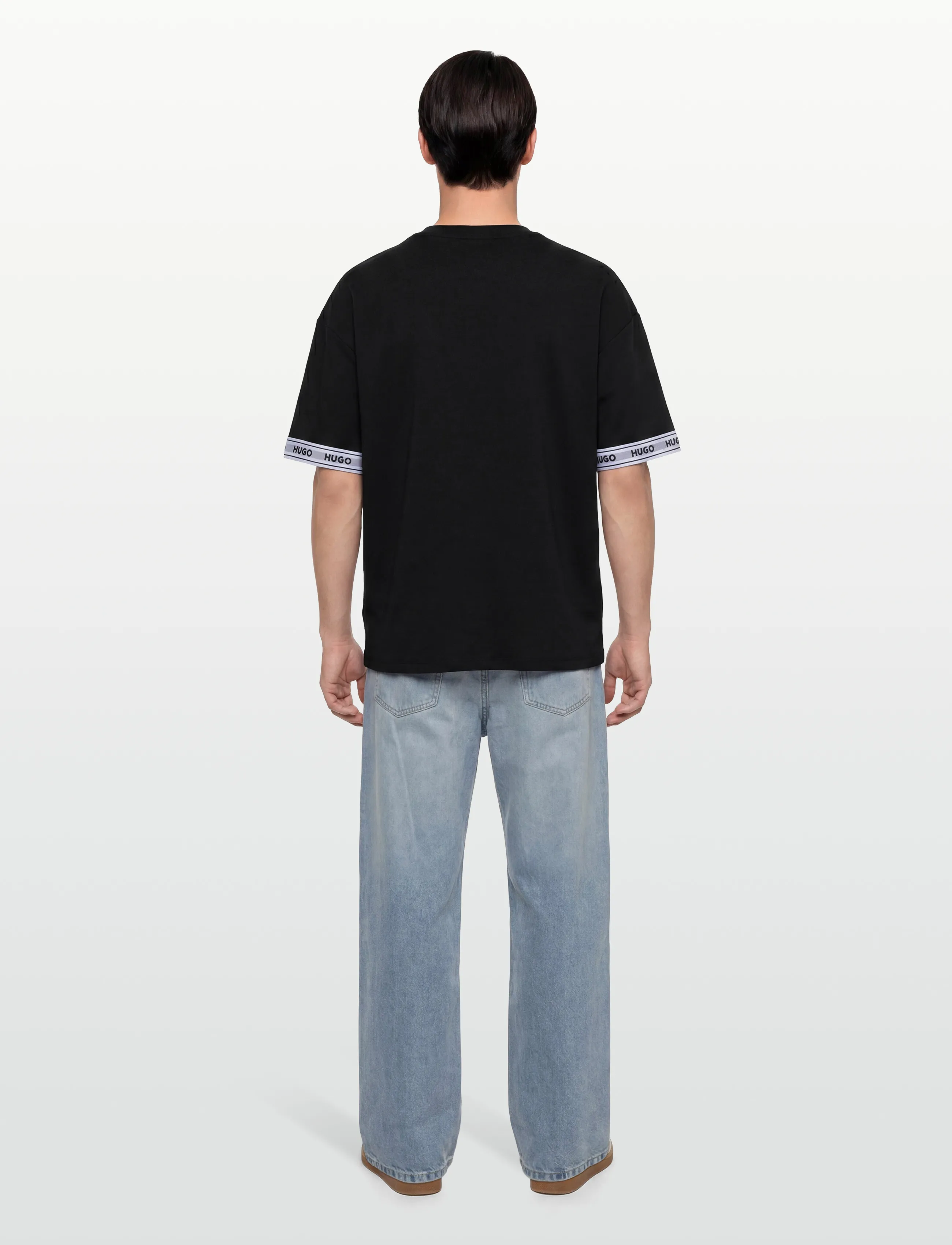 HUGO - TADE T-SHIRT - nattrøjer - black - 4