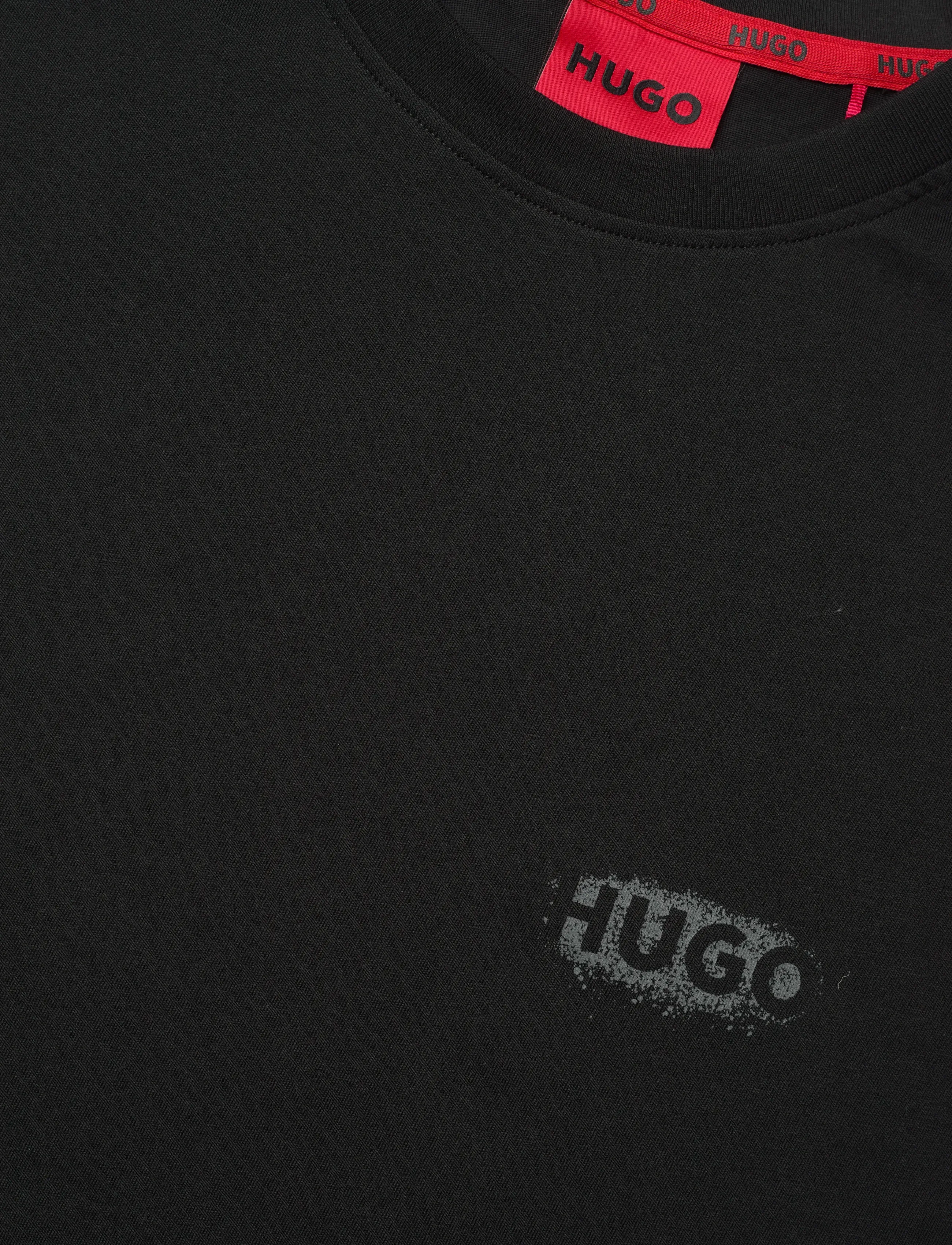 HUGO - SPRAY T-SHIRT - nattrøjer - black - 2