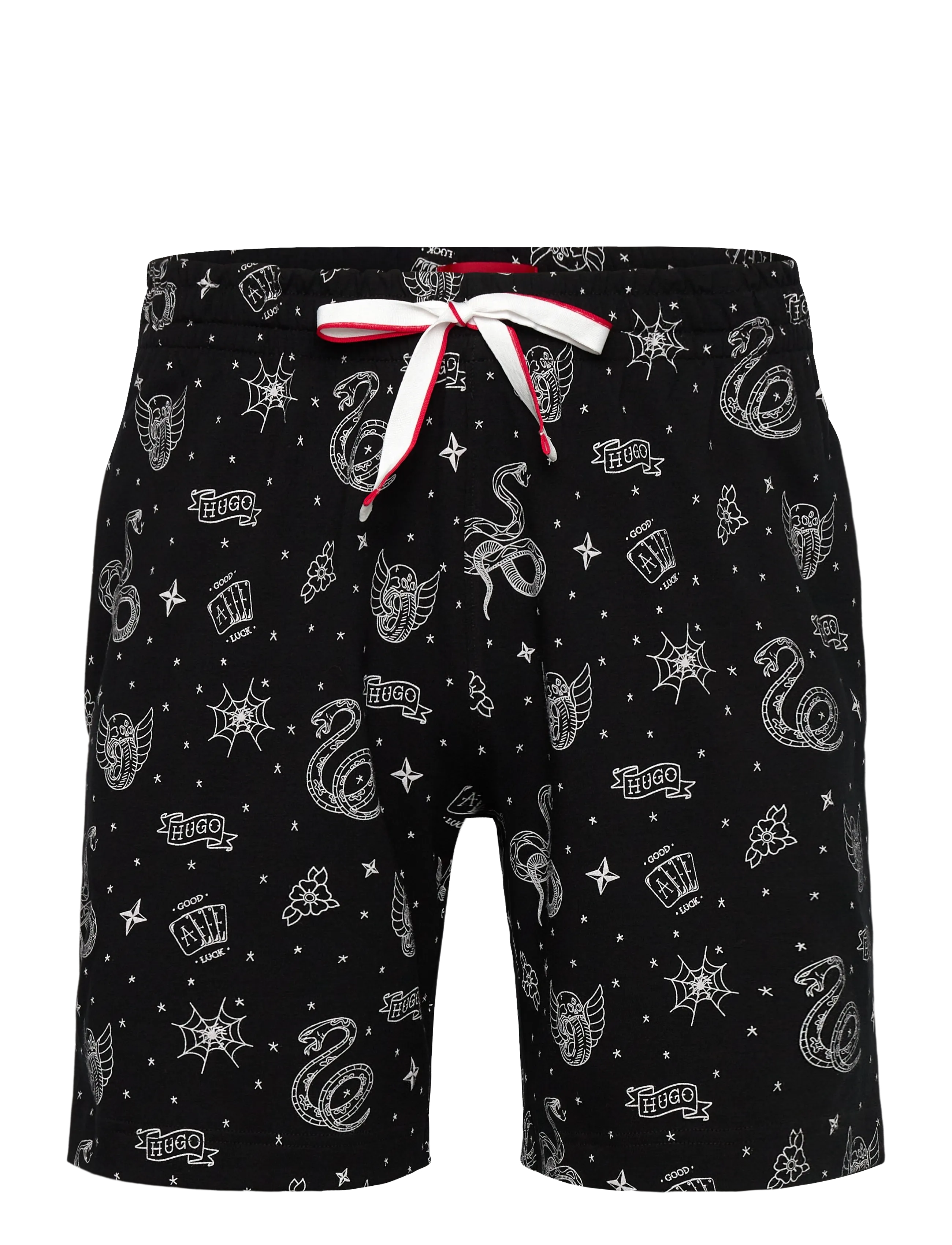 HUGO ROY_SHORTS - Aluspesu - OPEN GREY / black