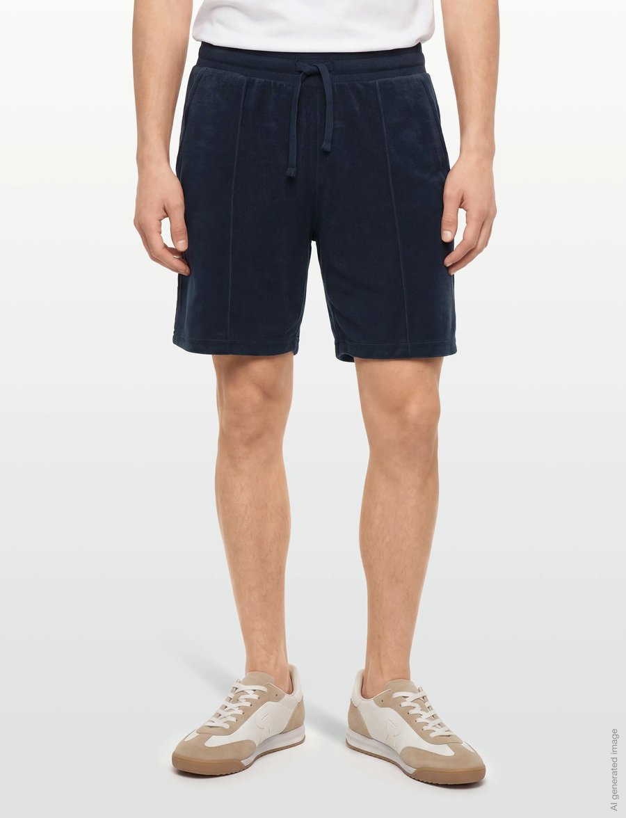 HUGO - TERRANCE SHORTS - sweatshorts - navy - 3