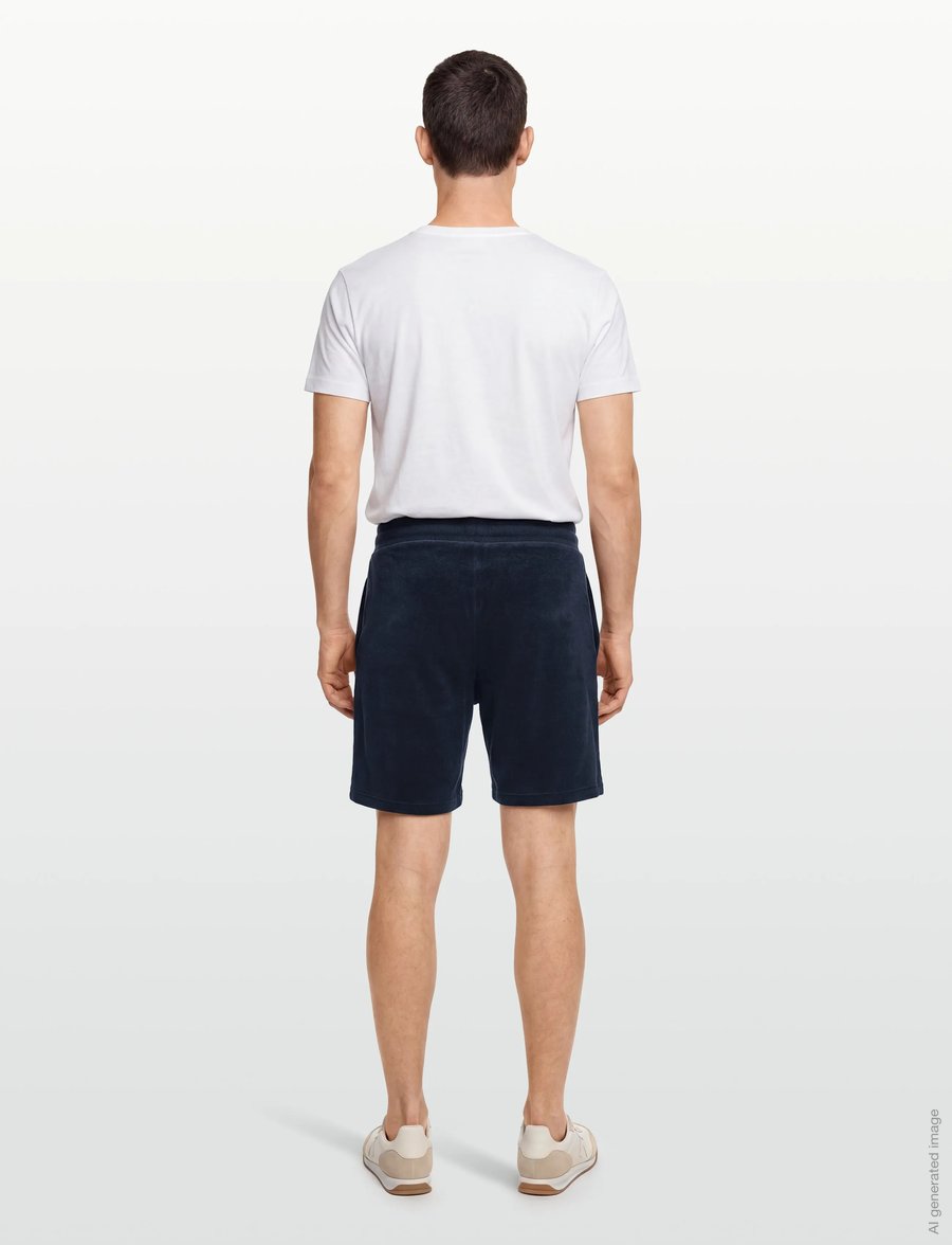 HUGO - TERRANCE SHORTS - sweatshorts - navy - 4