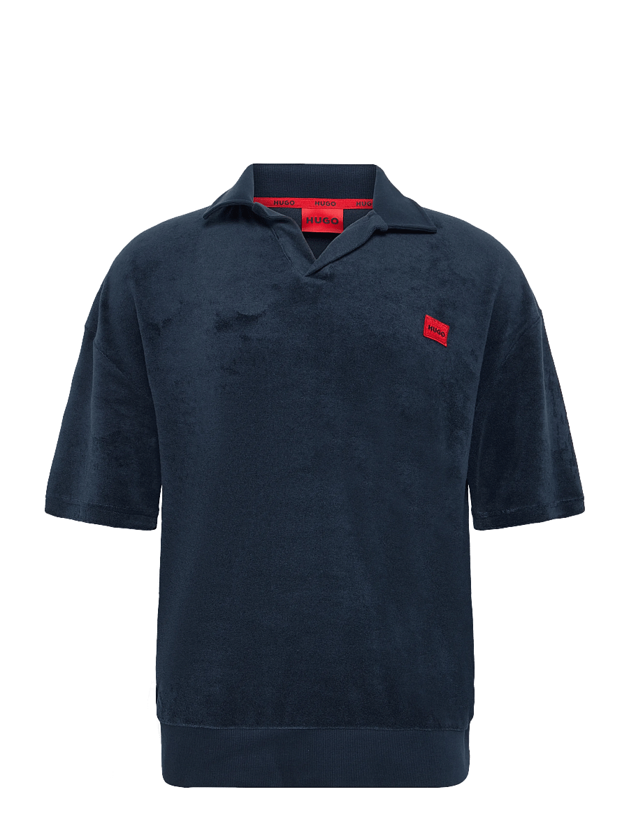HUGO - TERRANCE POLO SHIRT - kootud polosärgid - navy - 0