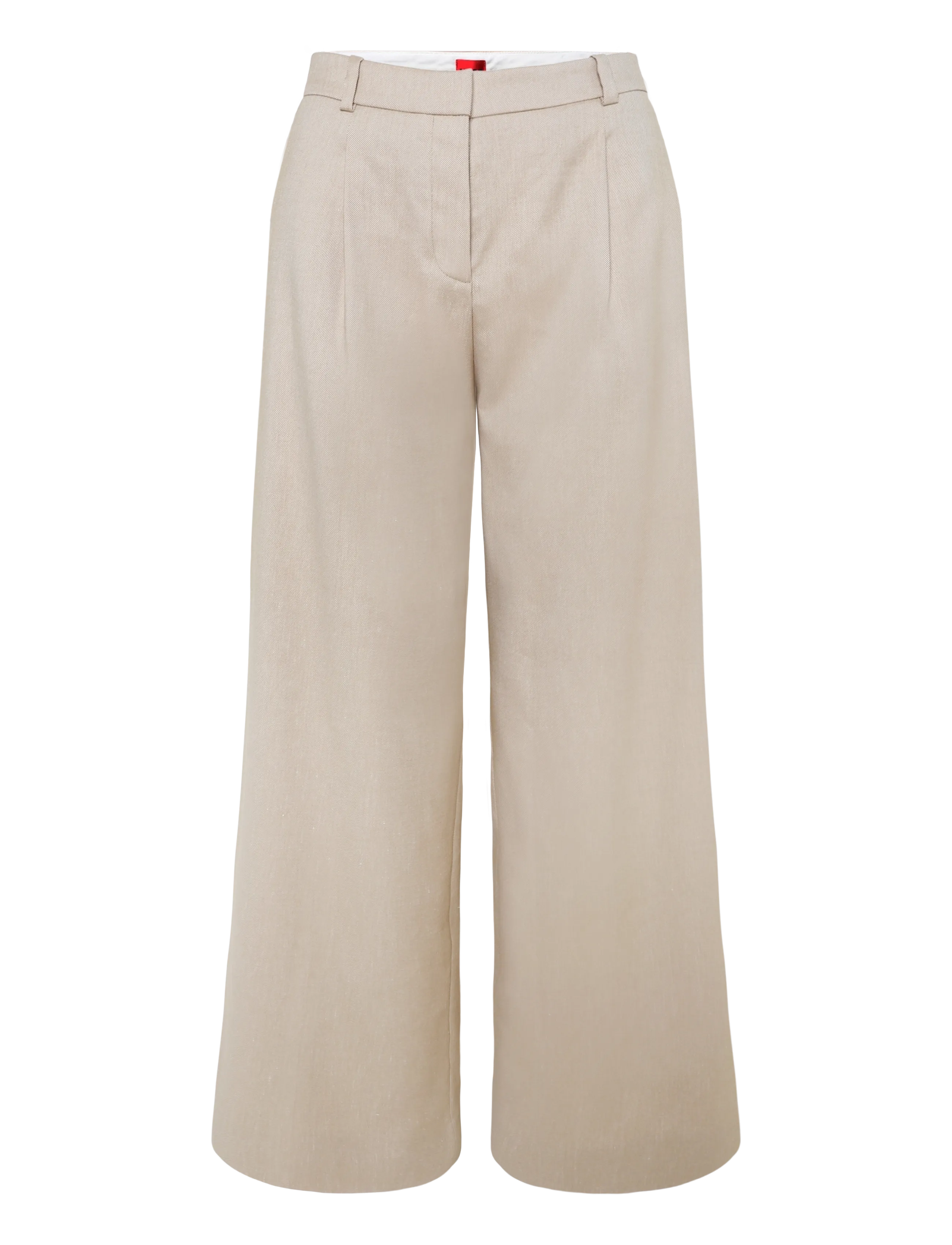 HUGO - Halati - linen trousers - light/pastel brown - 1