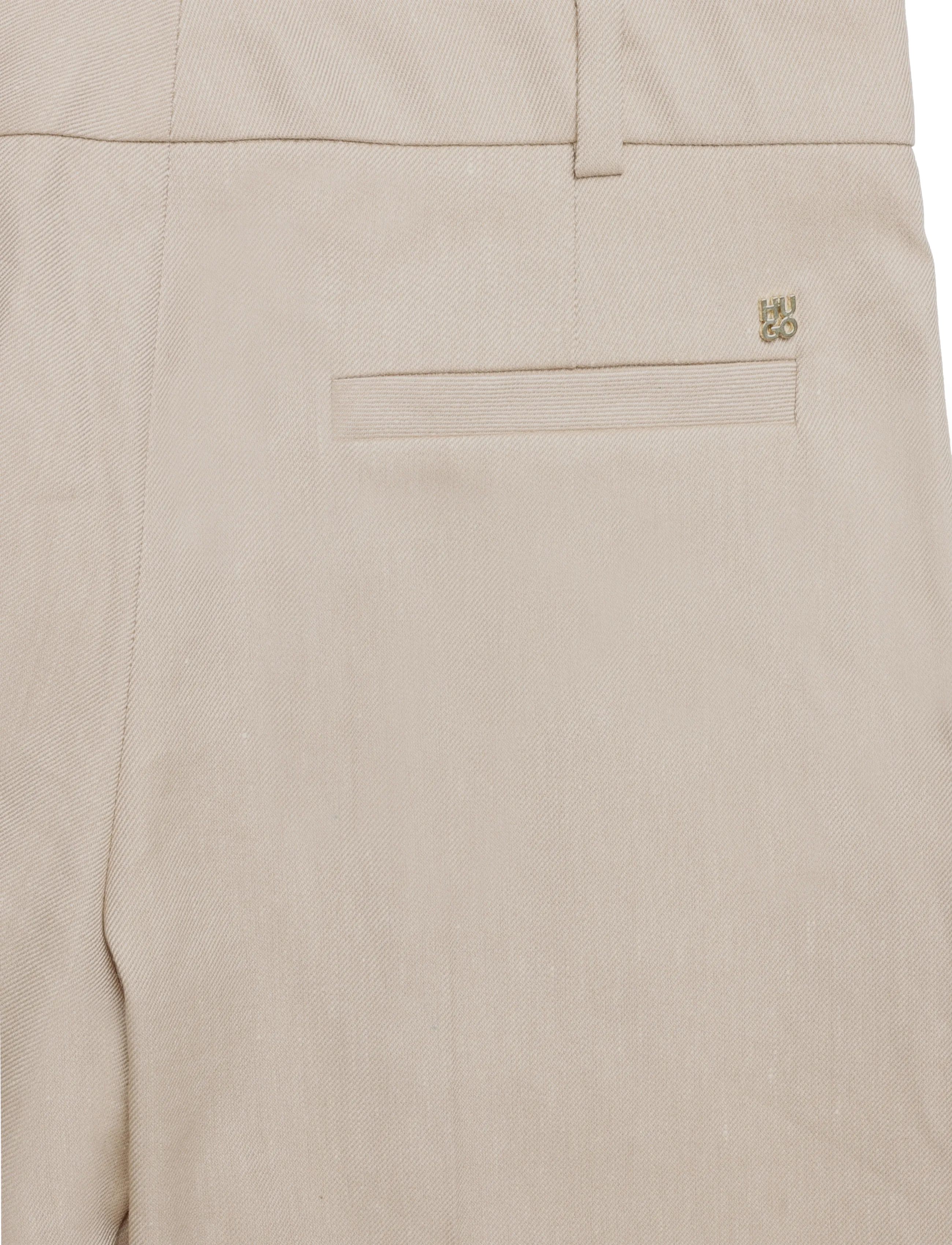 HUGO - Halati - linen trousers - light/pastel brown - 5