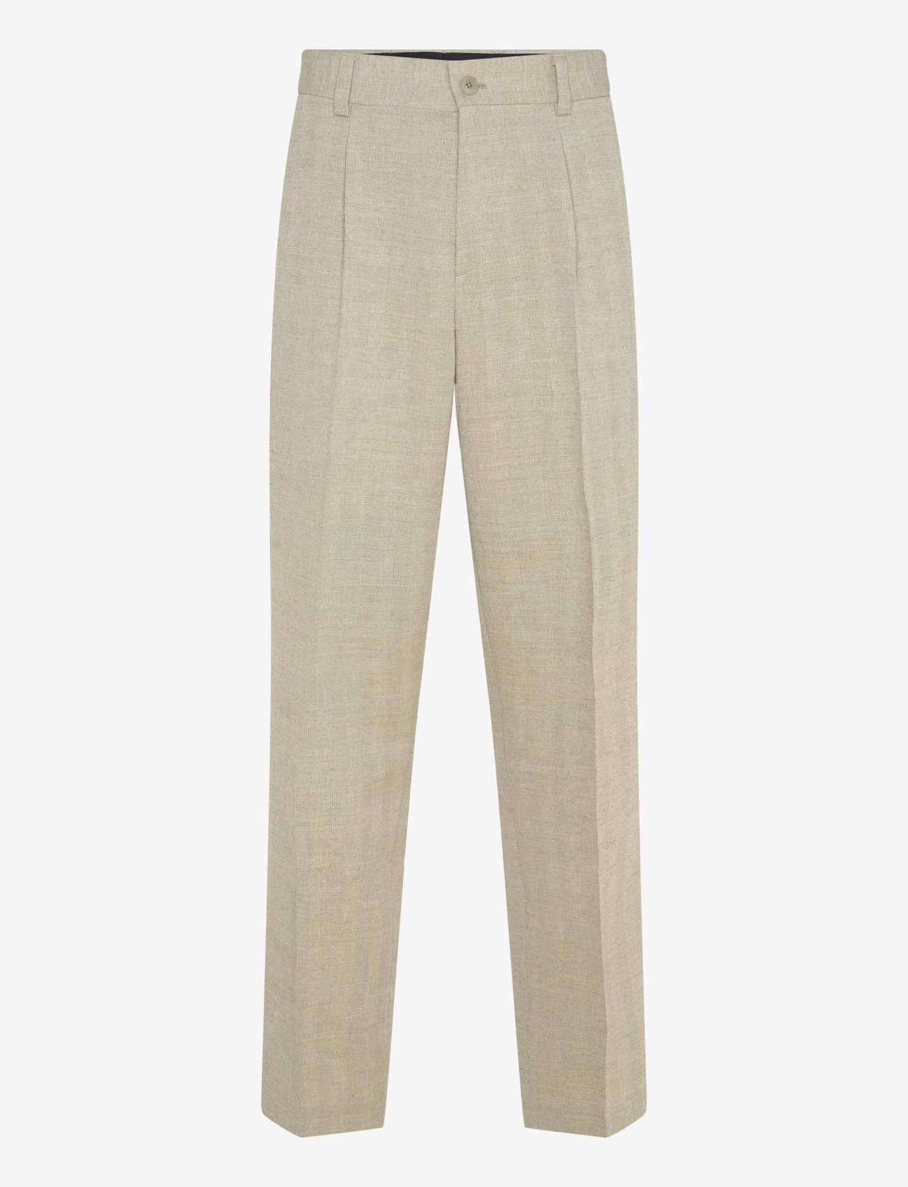 HUGO - Flips251X - linen suit trousers - light/pastel green - 0