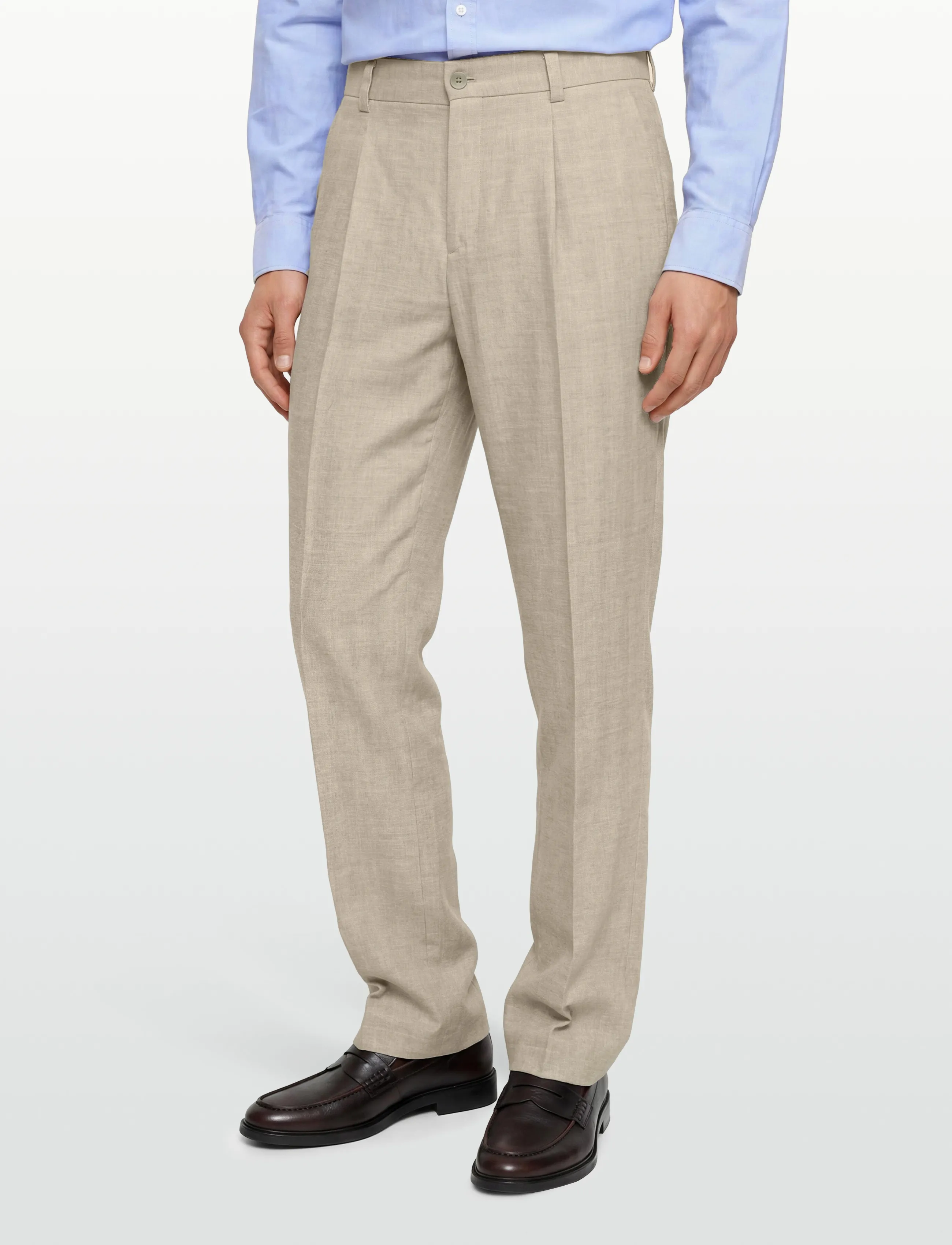 HUGO - Flips251X - leinenhosen - light/pastel green - 3