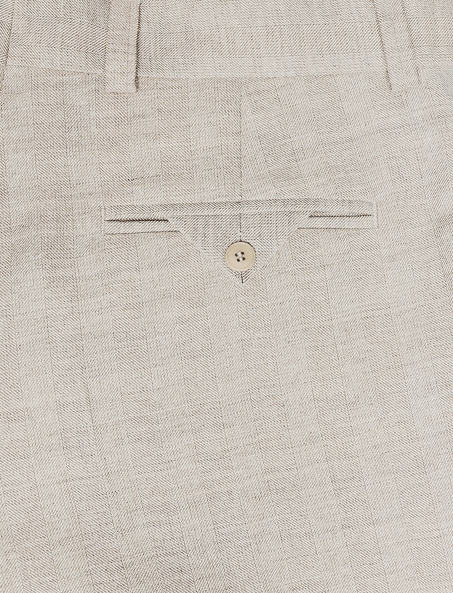 HUGO - Flips251X - linased püksid - medium beige - 4
