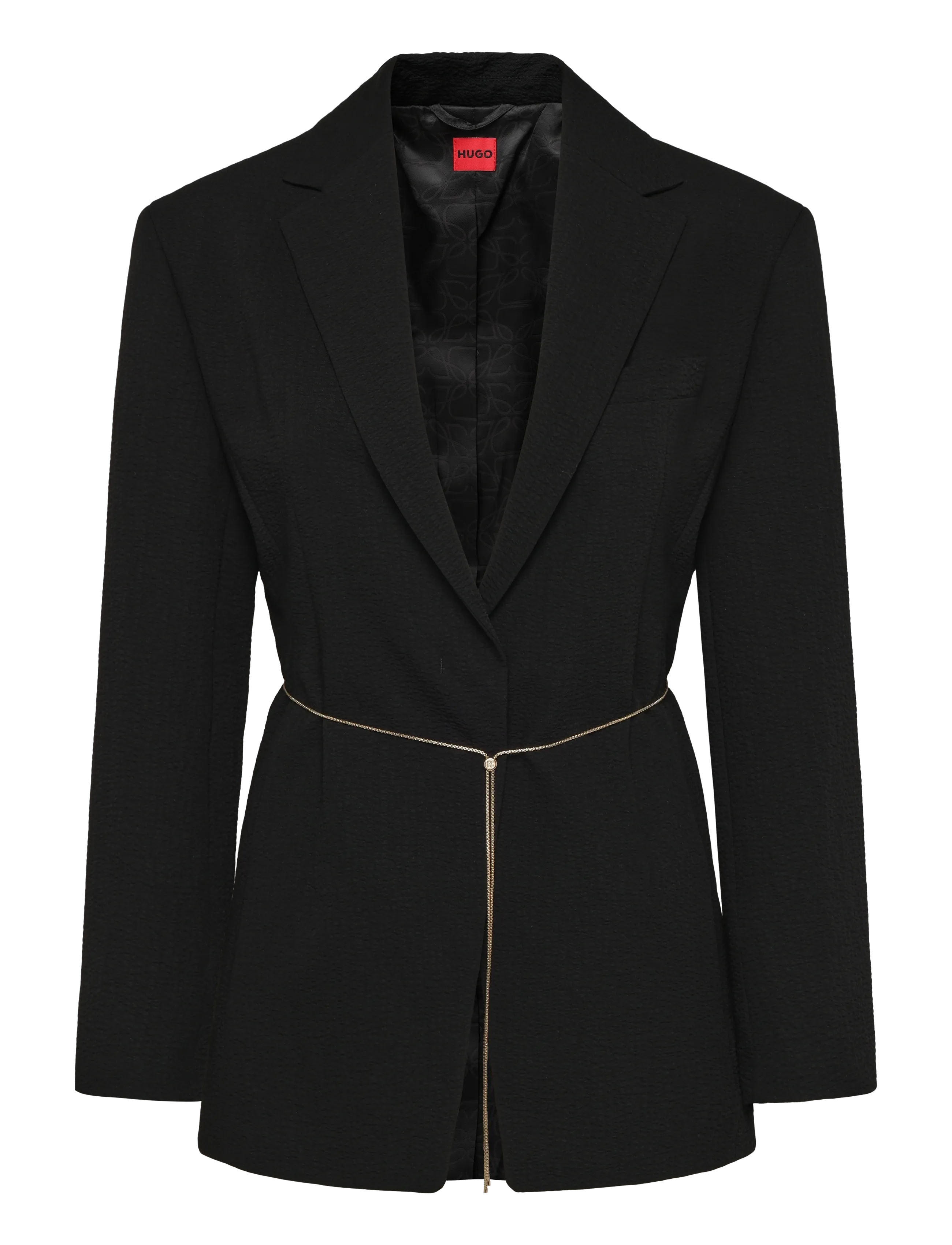 HUGO Antera - Einreihige Blazer - BLACK / black