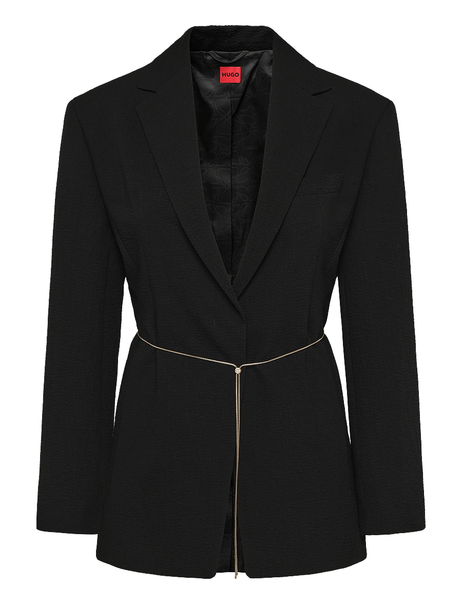 HUGO - Antera - belted blazers - black - 1