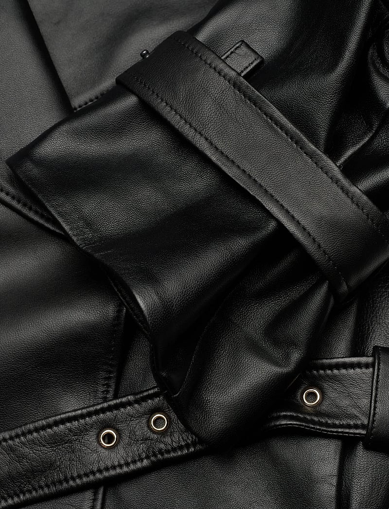HUGO - Lanitte - leather jackets - black - 3
