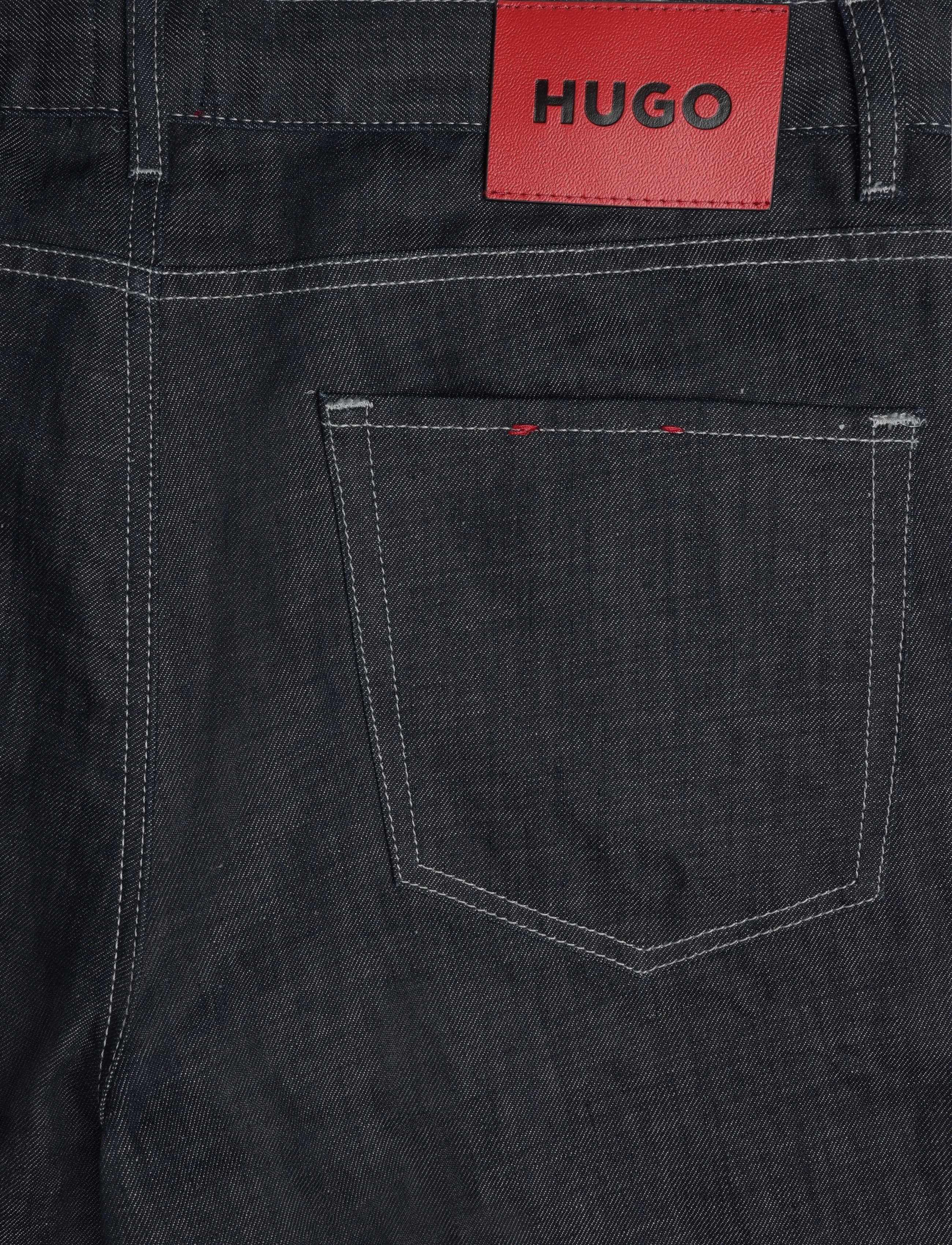 HUGO - HUGO 838 - regular jeans - dark blue - 4