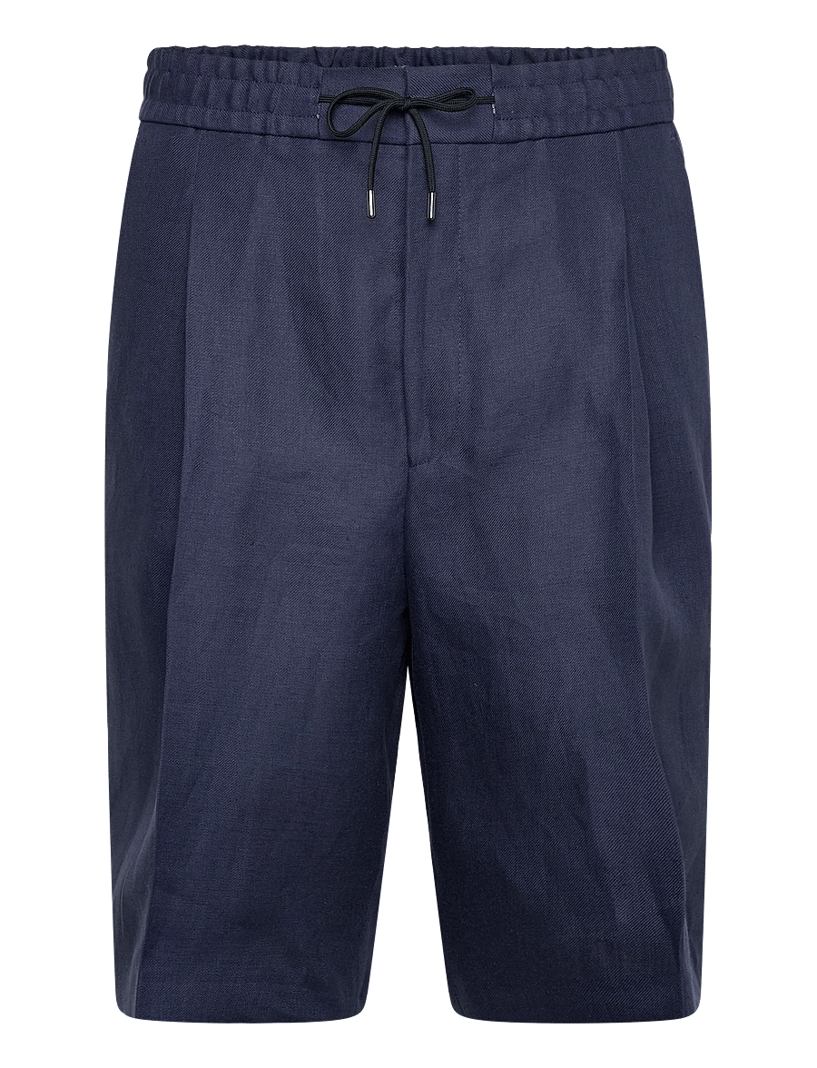 HUGO - Felino262X - lininiai šortai - dark blue - 1