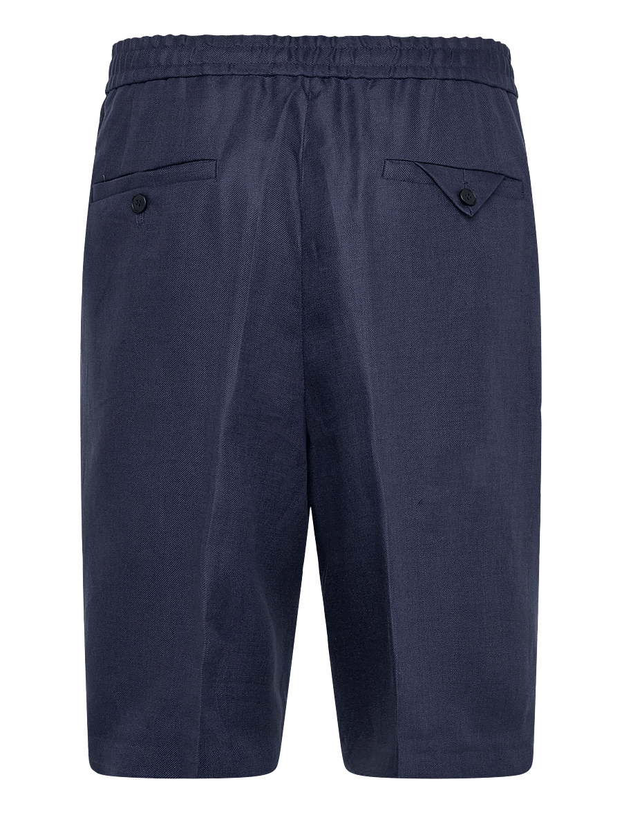HUGO - Felino262X - lininiai šortai - dark blue - 2