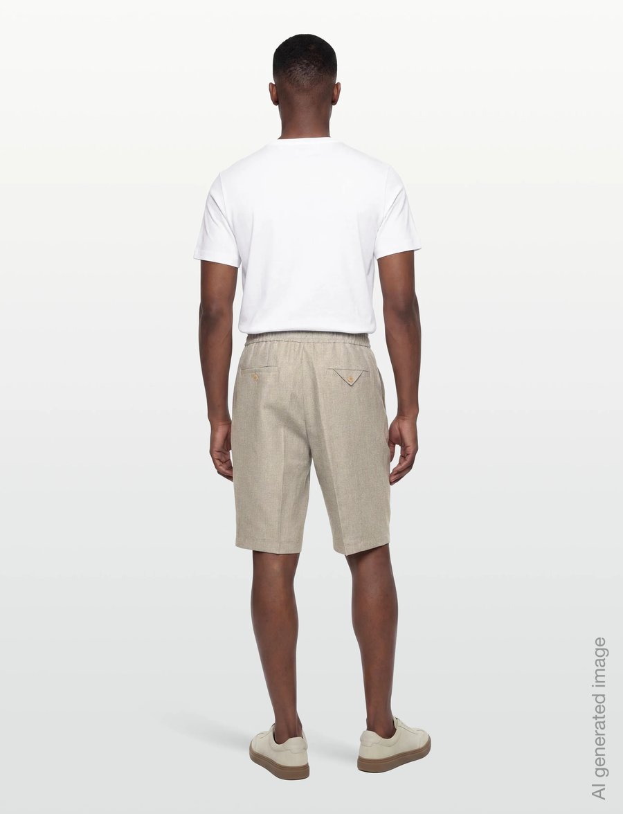 HUGO - Felino262X - linneshorts - medium beige - 4