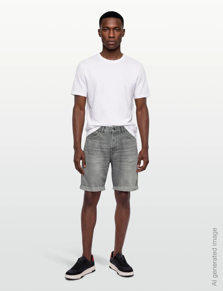 HUGO - HUGO 838/S - jorts - medium grey - 0