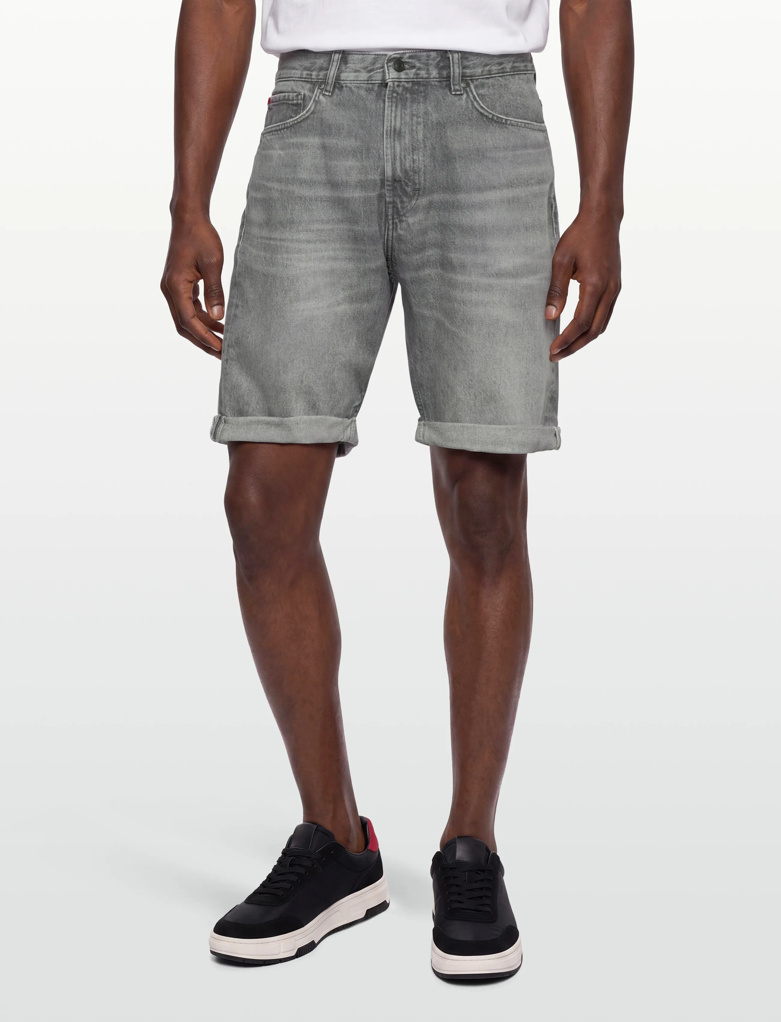HUGO - HUGO 838/S - jeansshorts - medium grey - 3