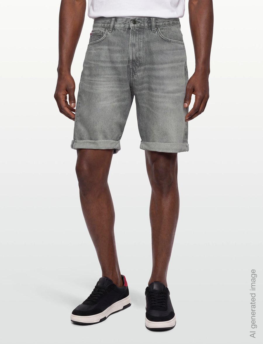 HUGO - HUGO 838/S - jorts - medium grey - 3