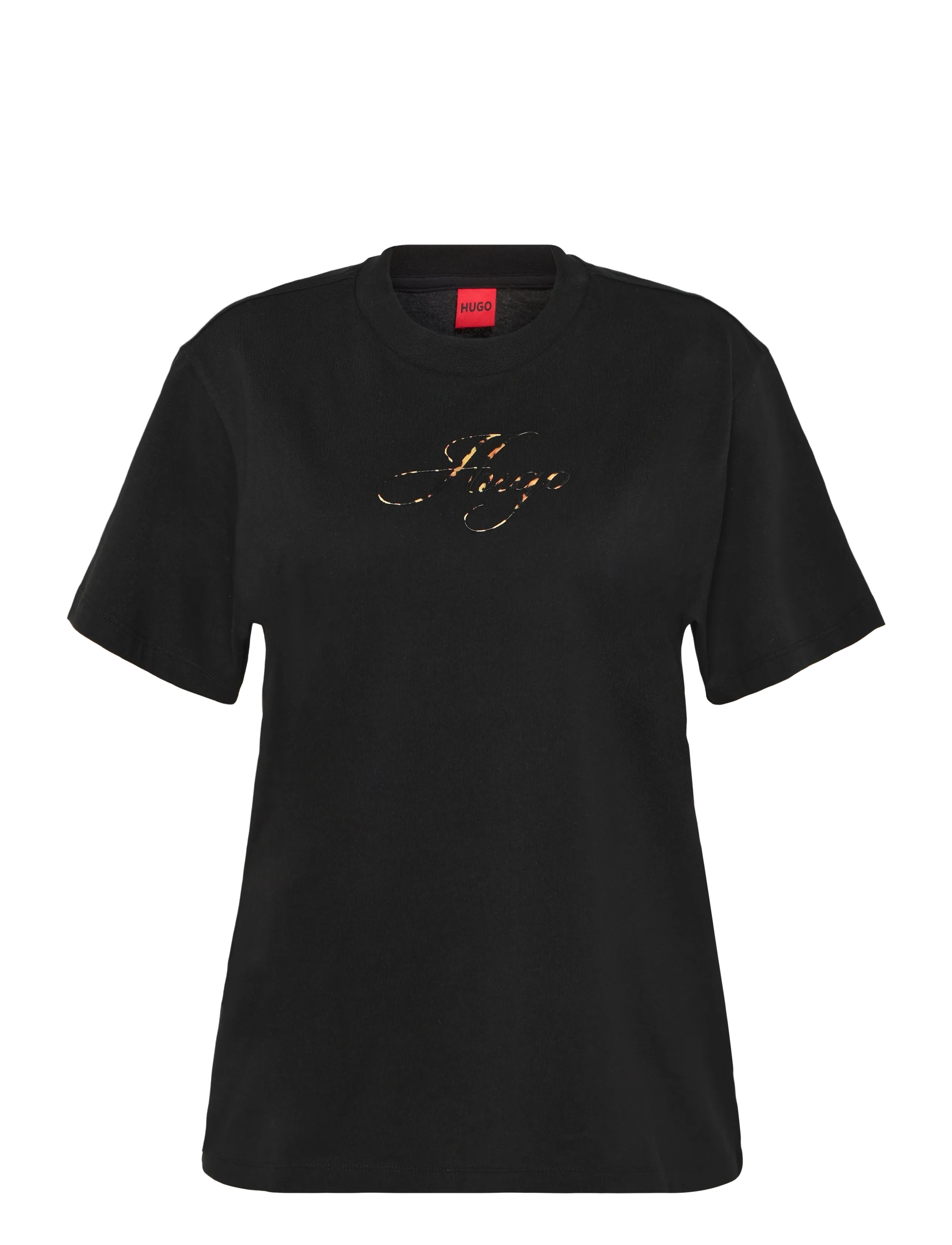 HUGO Vintage Tee_23 - T-shirts & Toppar - BLACK / black