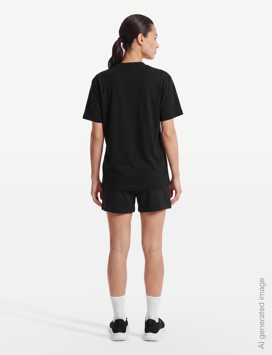 HUGO - Vintage Tee_23 - t-shirts - black - 4