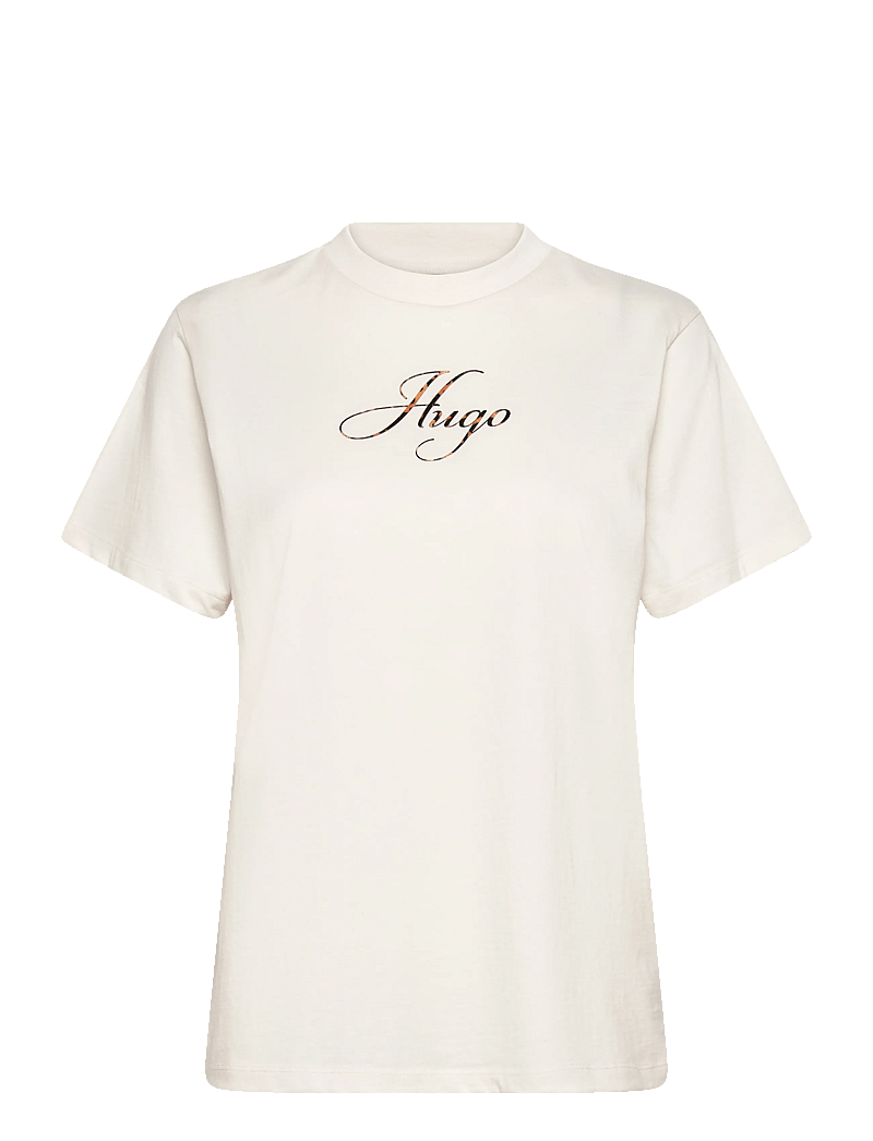 HUGO - Vintage Tee_23 - t-shirts - natural - 0