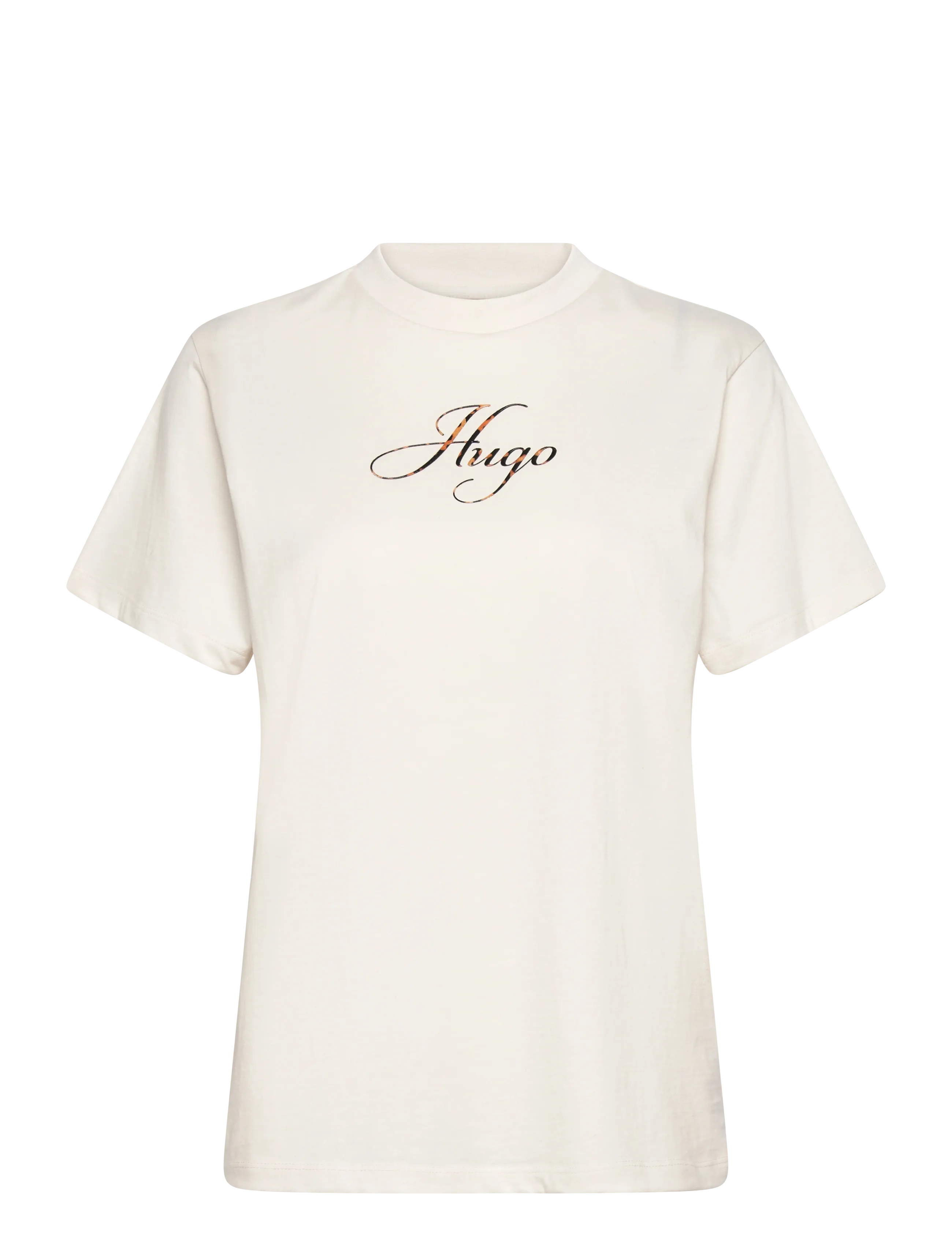 HUGO Vintage Tee_23 - Tøj - NATURAL / cream