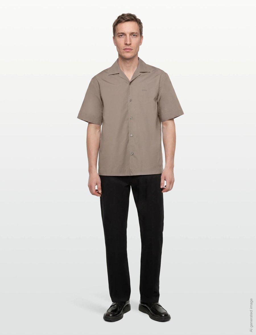 HUGO - Espino - kurzarmhemden - light/pastel brown - 0