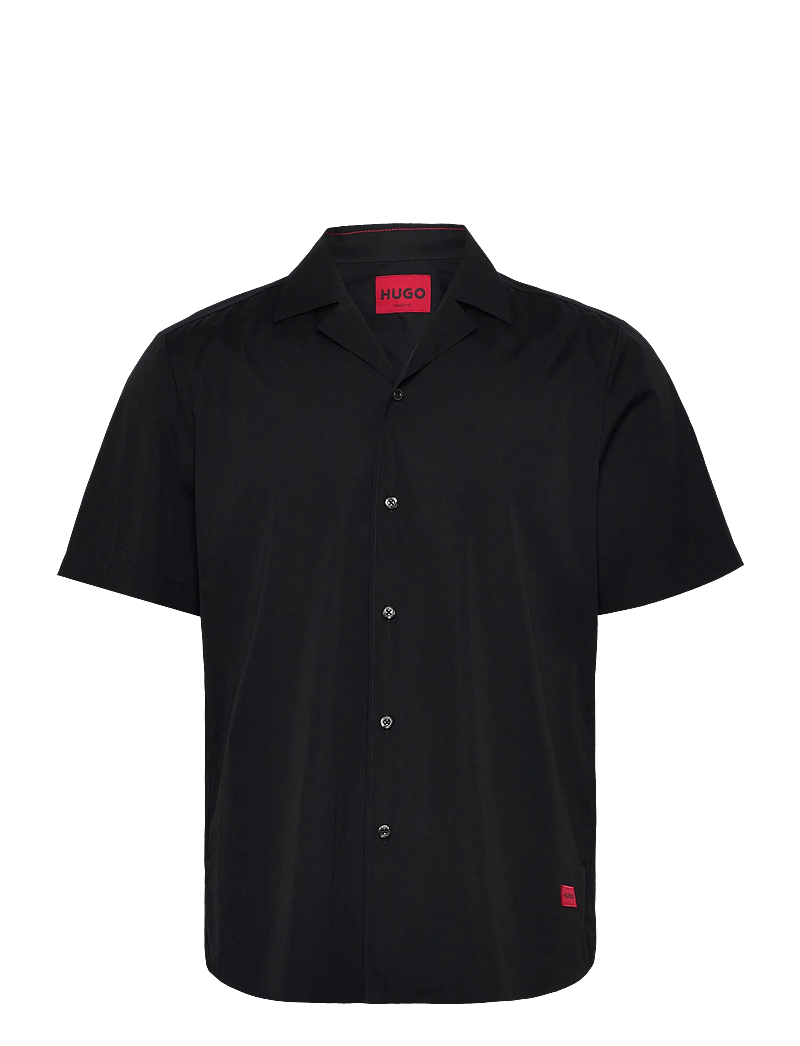 HUGO - Ellino - kurzarmhemden - black - 0