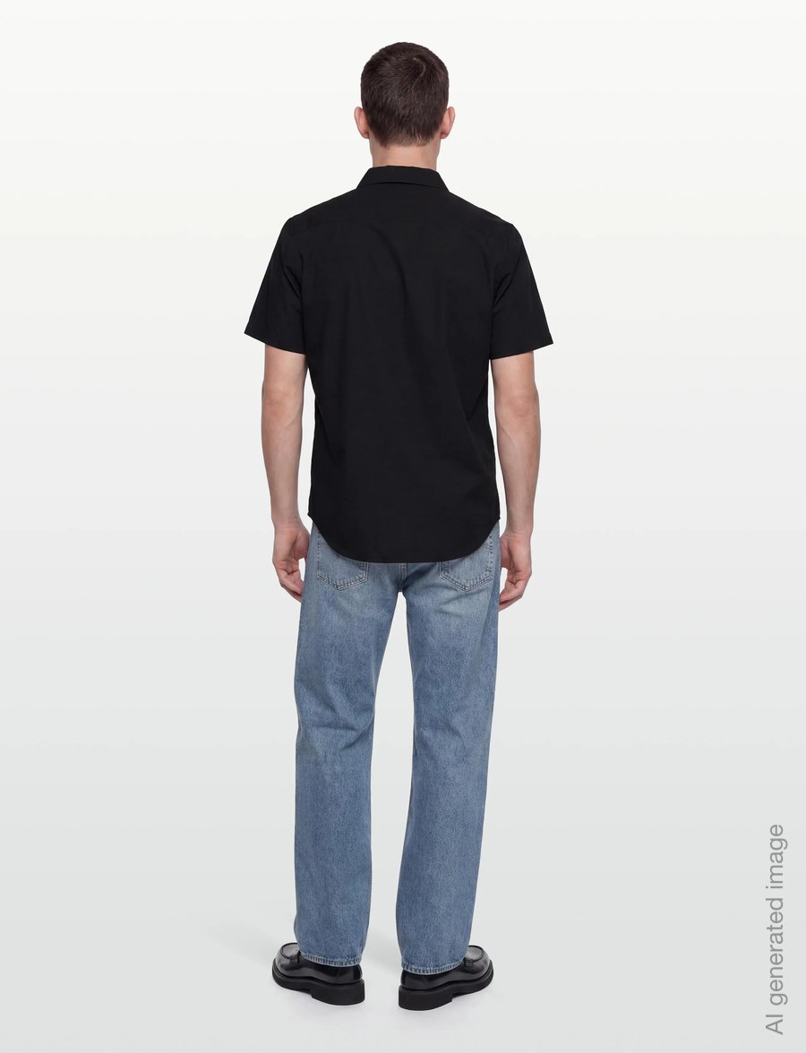 HUGO - Ellino - kurzarmhemden - black - 4